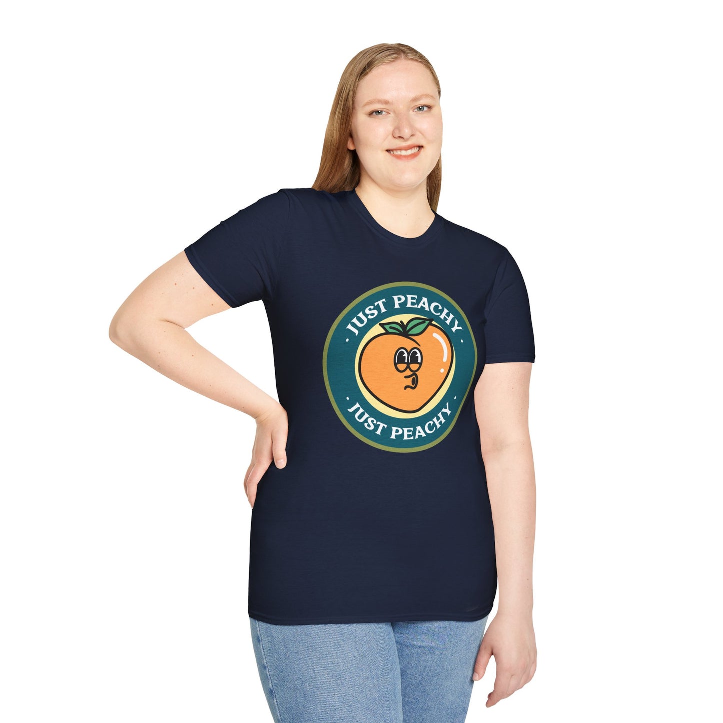 Food Tees, Funny Food T Shirts, Funny T Shirts, Shirt with Fruits, Shirt with Peach