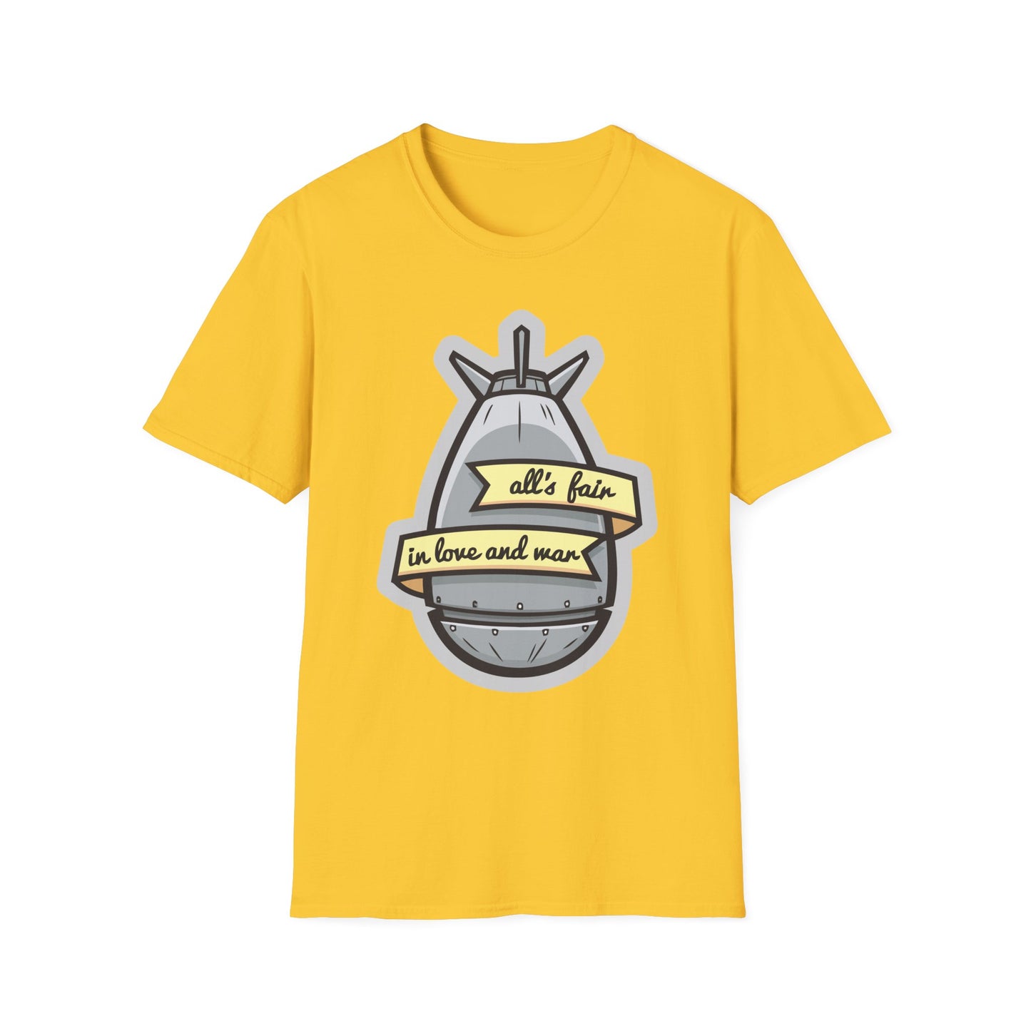 Cartoon T Shirt Animation T Shirt Funny Tee Shirt Unisex Gildan Softstyle 64000 100 Percent Cotton