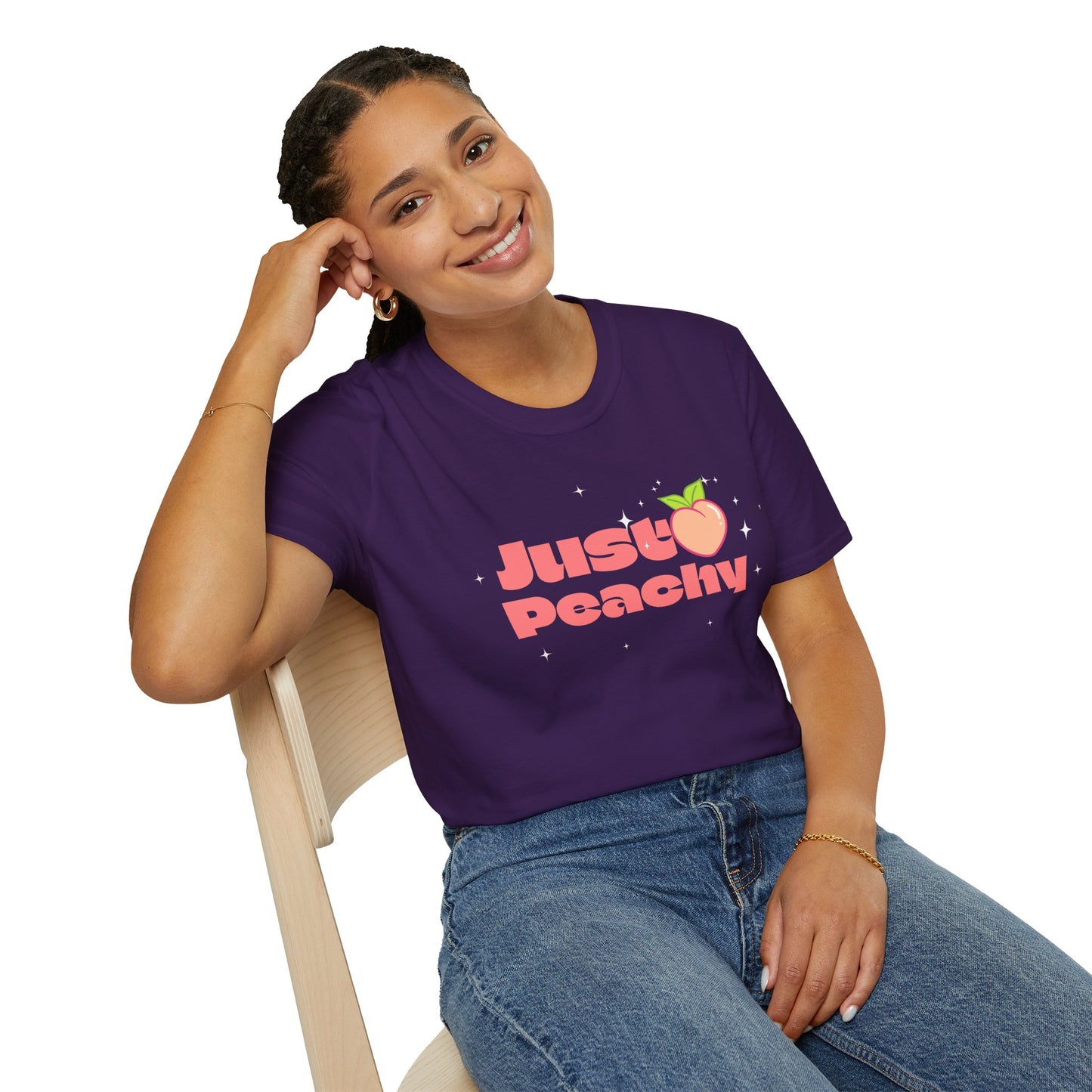 Food Tees, Funny Food T Shirts, Funny T Shirts, Shirt with Fruits, Shirt with Peach