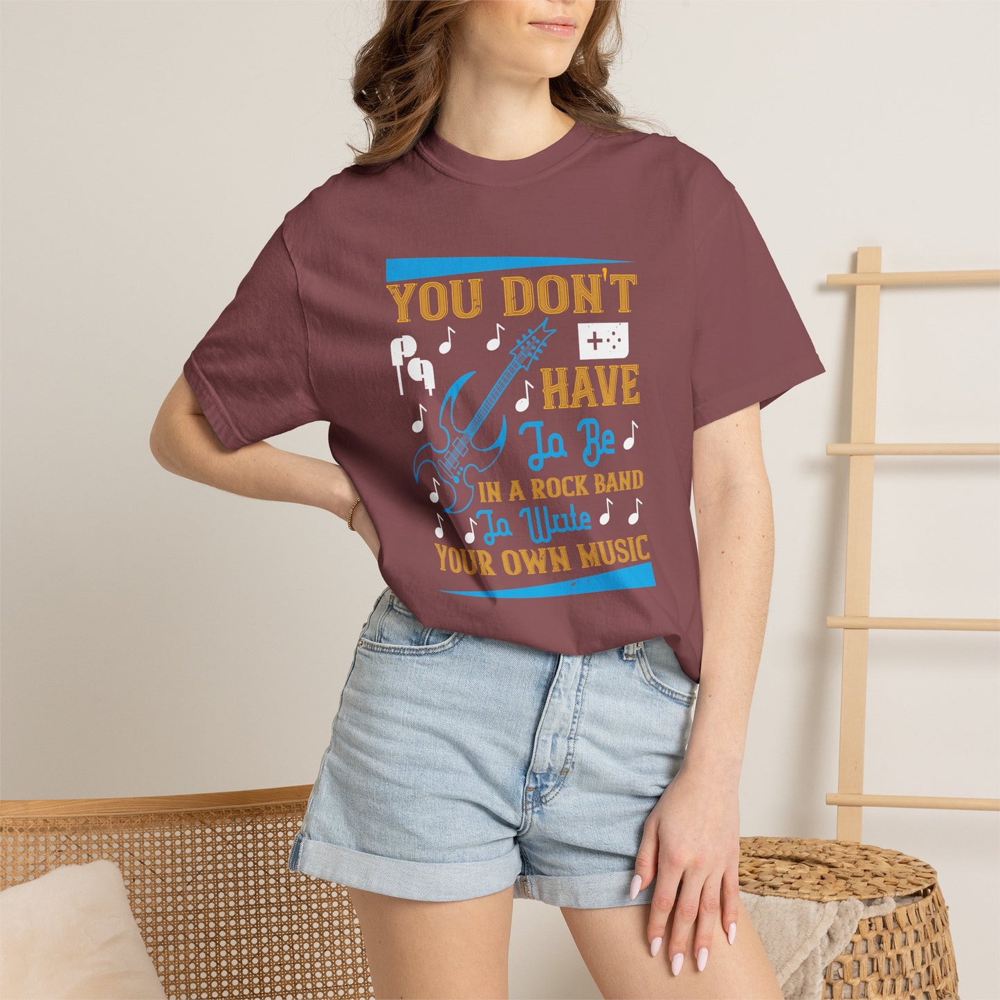 Music Graphic Design Unisex Cotton T-shirt u1