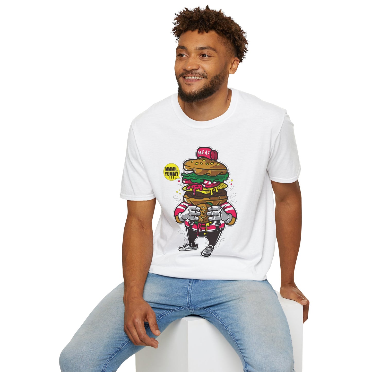 Cartoon T Shirt Animation T Shirt Funny Tee Unisex Gildan Softstyle 64000 Ring Spun Cotton