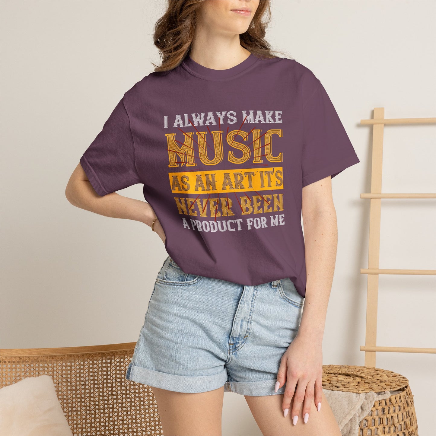 Music Graphic Design Unisex Cotton T-shirt m4