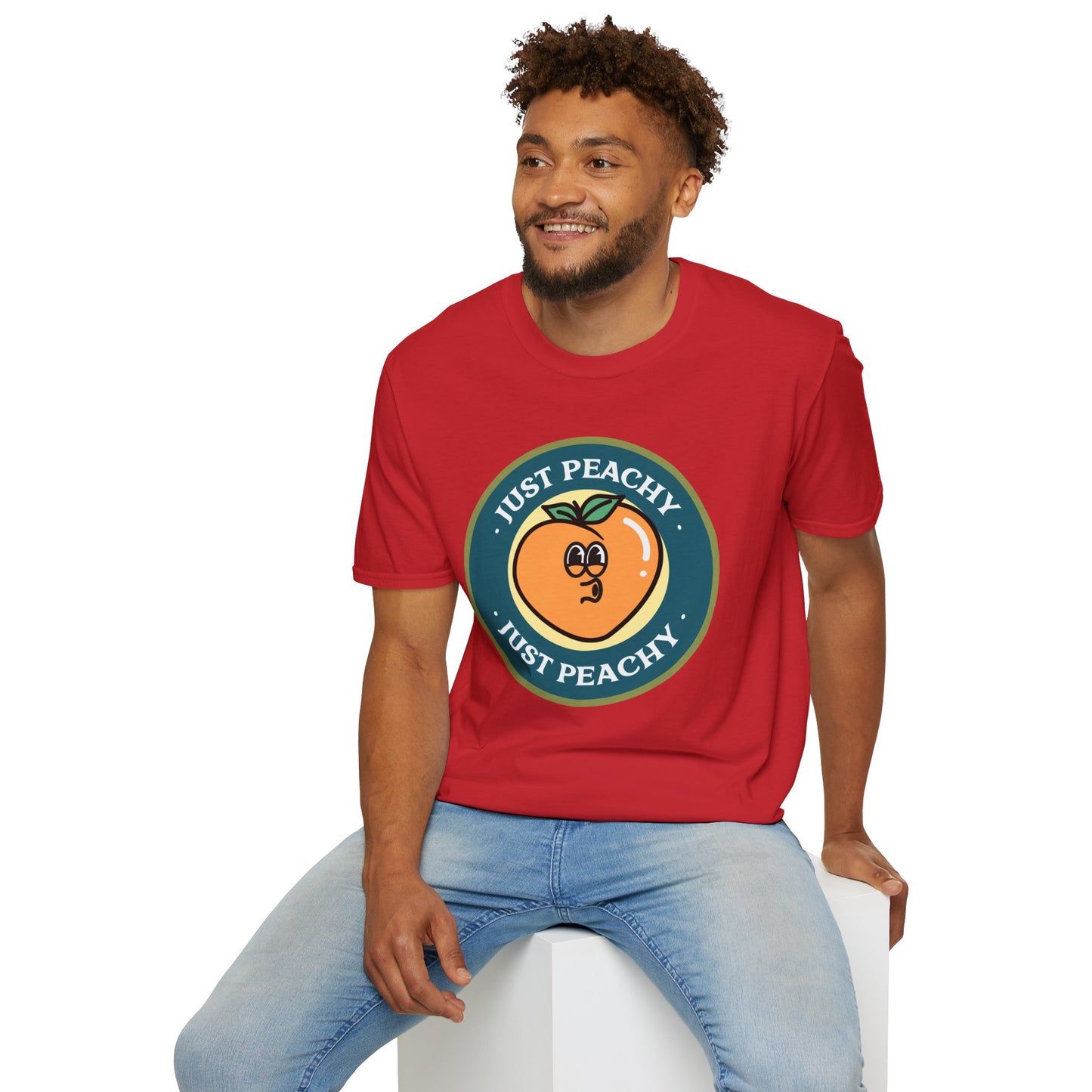 Food Tees, Funny Food T Shirts, Funny T Shirts, Shirt with Fruits, Shirt with Peach