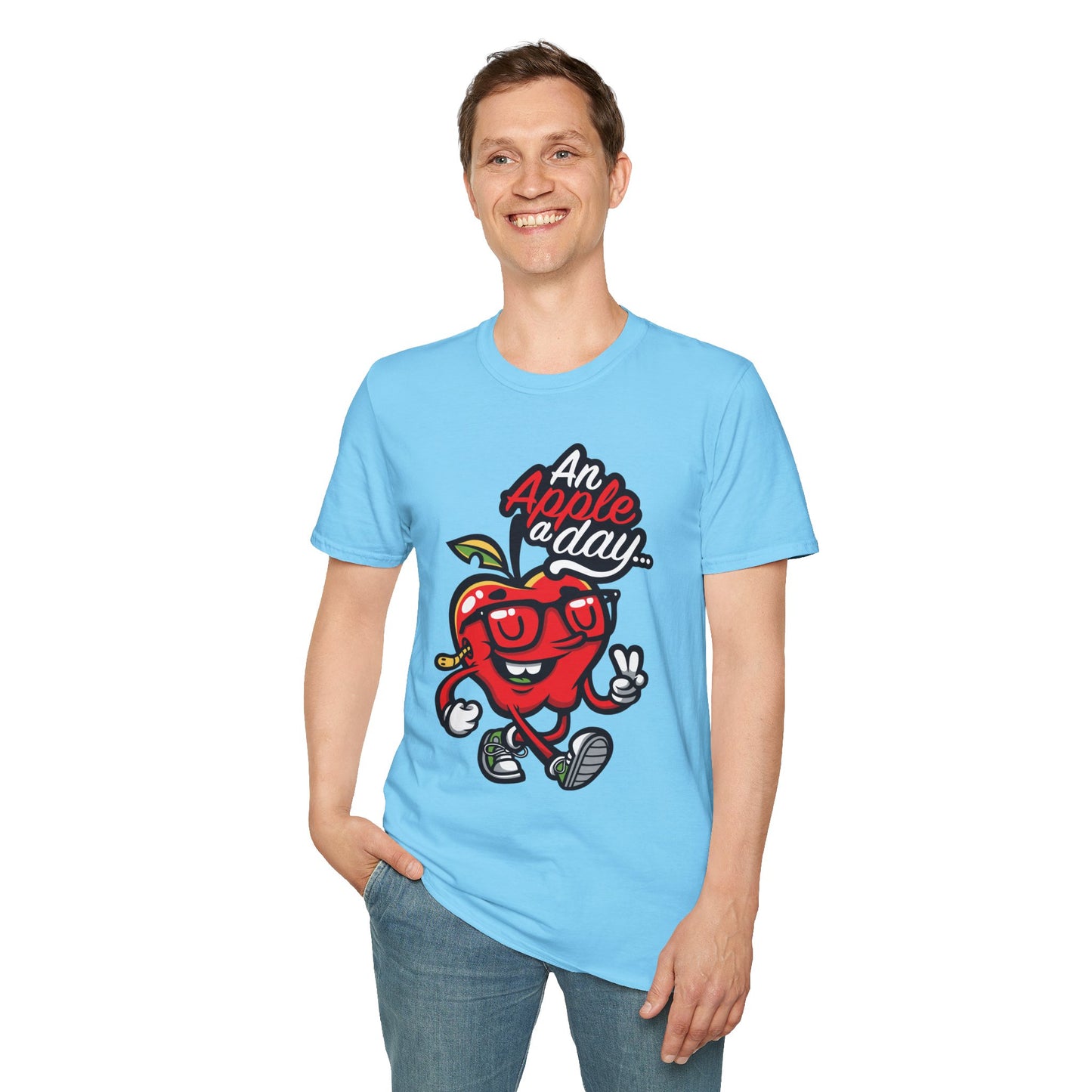 Cartoon T Shirt Animation Tee Funny Tee Unisex Softstyle Cotton Shirt Gildan Softstyle 64000