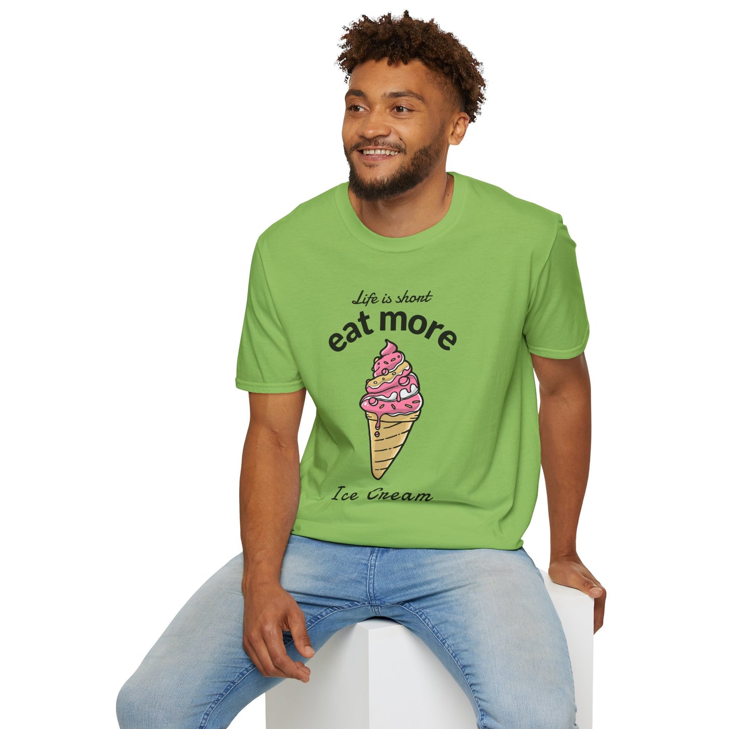 Food Tees, Funny Food T Shirts, Funny T Shirts, Shirt with Food, Junk Food Tees, Shirt with Ice Cream, Ice Cream T-Shirt