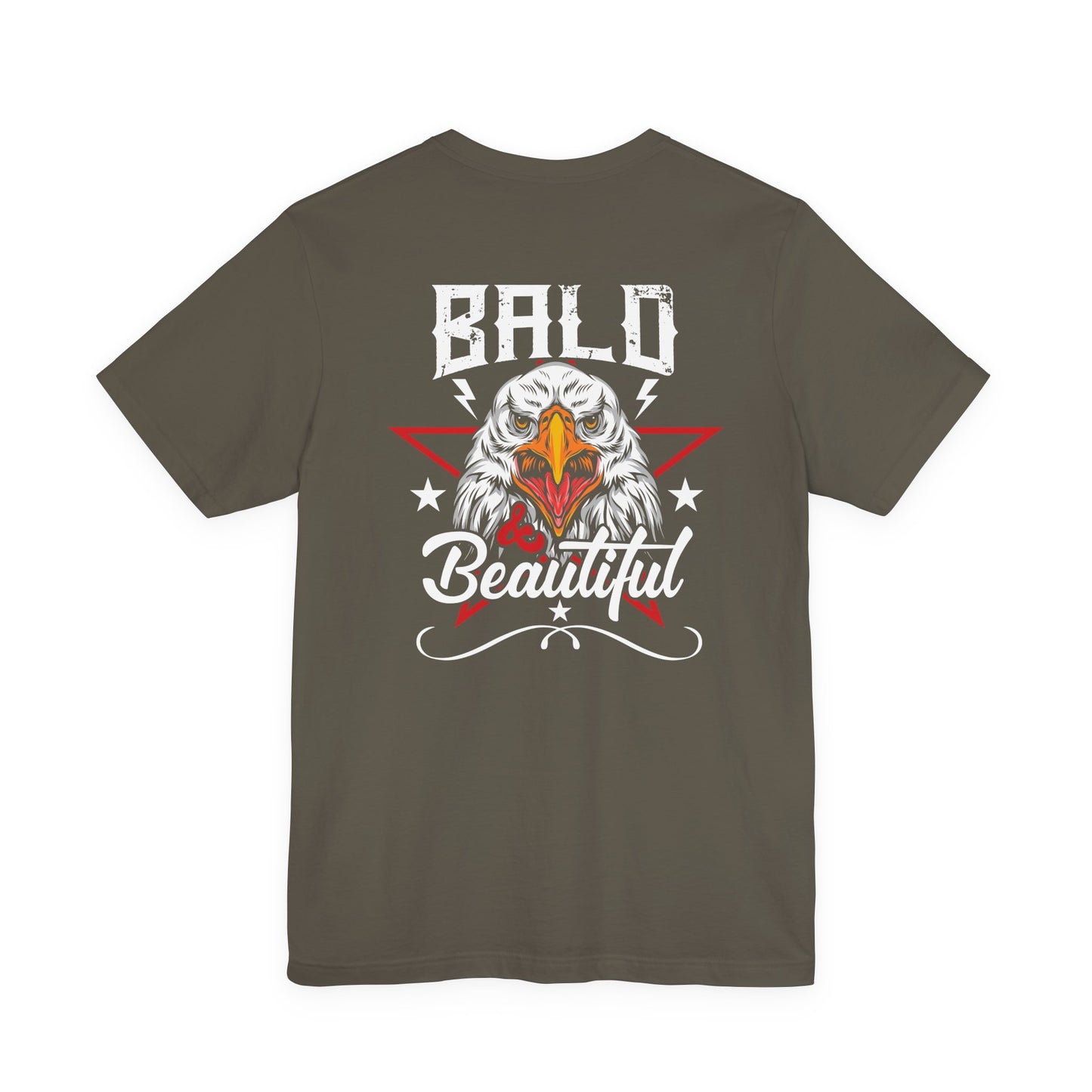 Bald Eagle Graphic Illustration Unisex Cotton Tee a3