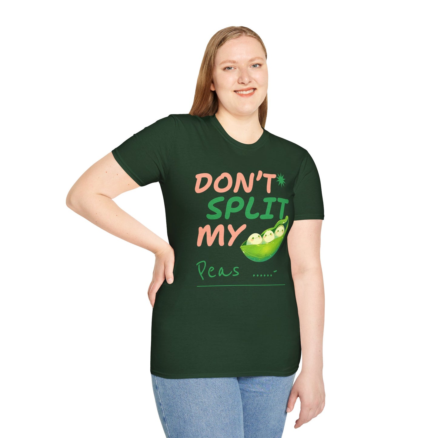 Food Tees, Funny Food T Shirts, Funny T Shirts, Shirt with Vegetables, Shirt with Peas
