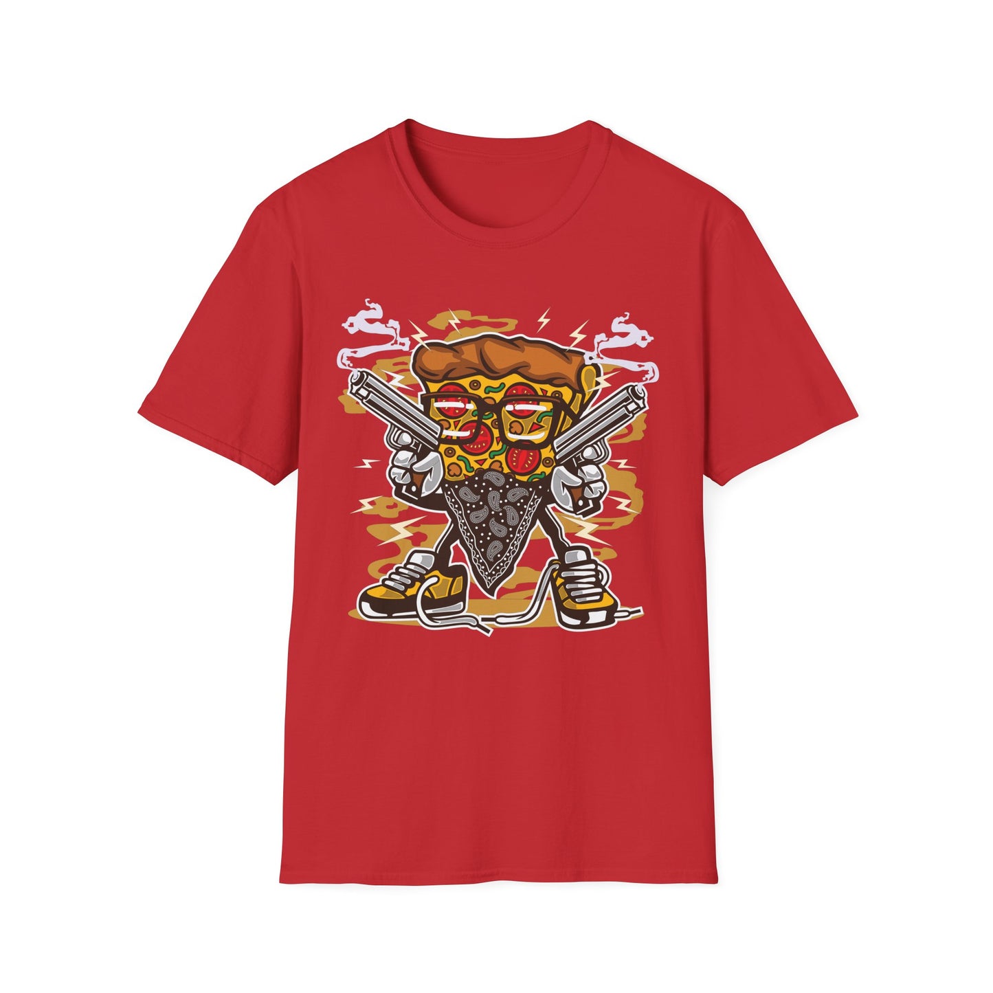 Cartoon Animation Tee Shirt Unisex Funny Graphic Gildan Softstyle 64000 Cotton Tee