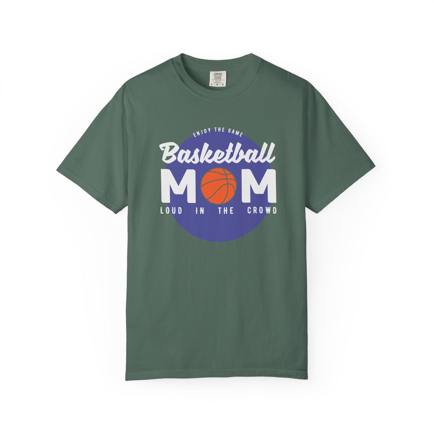 Basketball Mom T-shirt Mother's Day Mama Tee Unisex Comfort Colors Garment-Dyed Cotton h31
