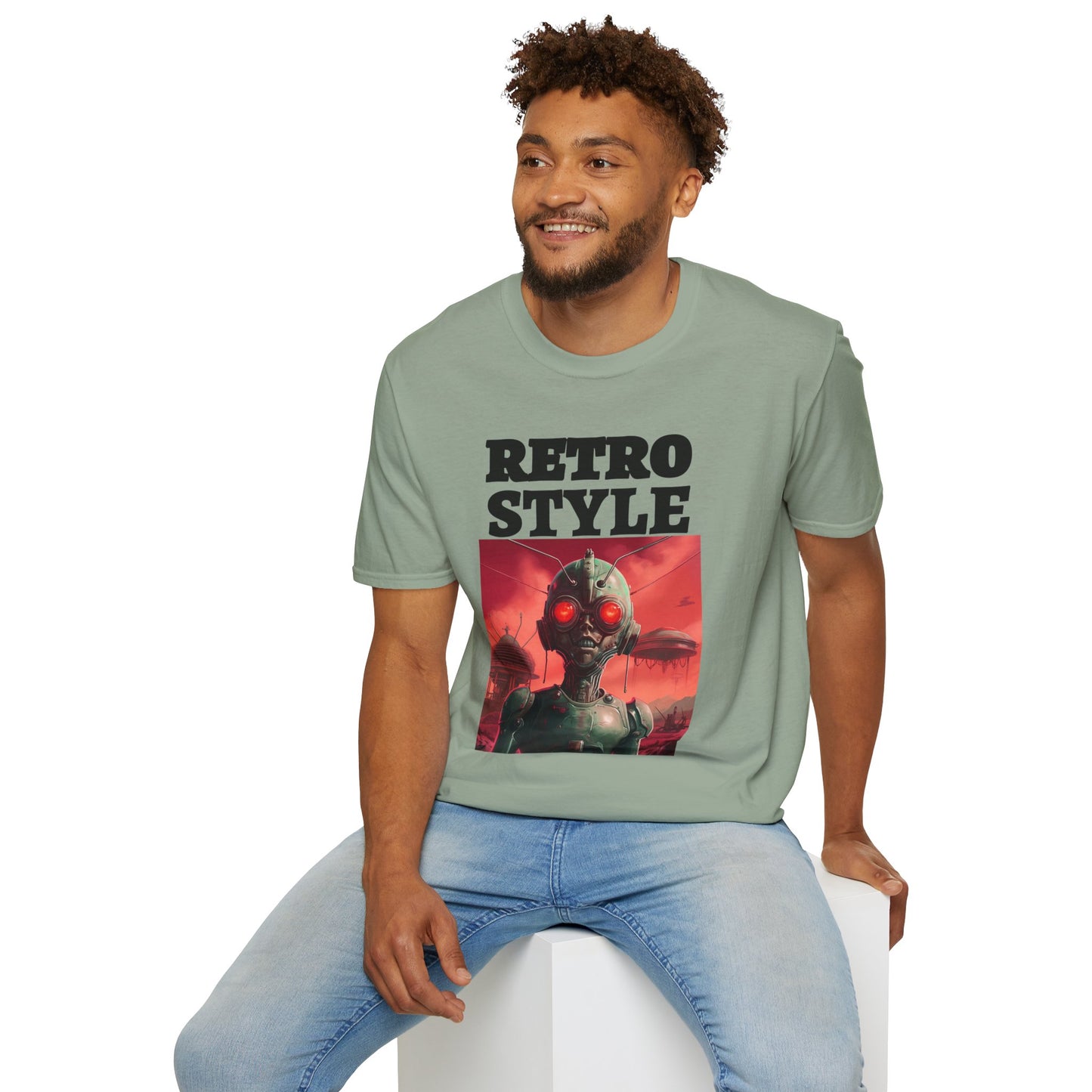 Retro T Shirt, Retro Design Shirt, Retro Art Tee Shirt, T-shirt with Retro Style