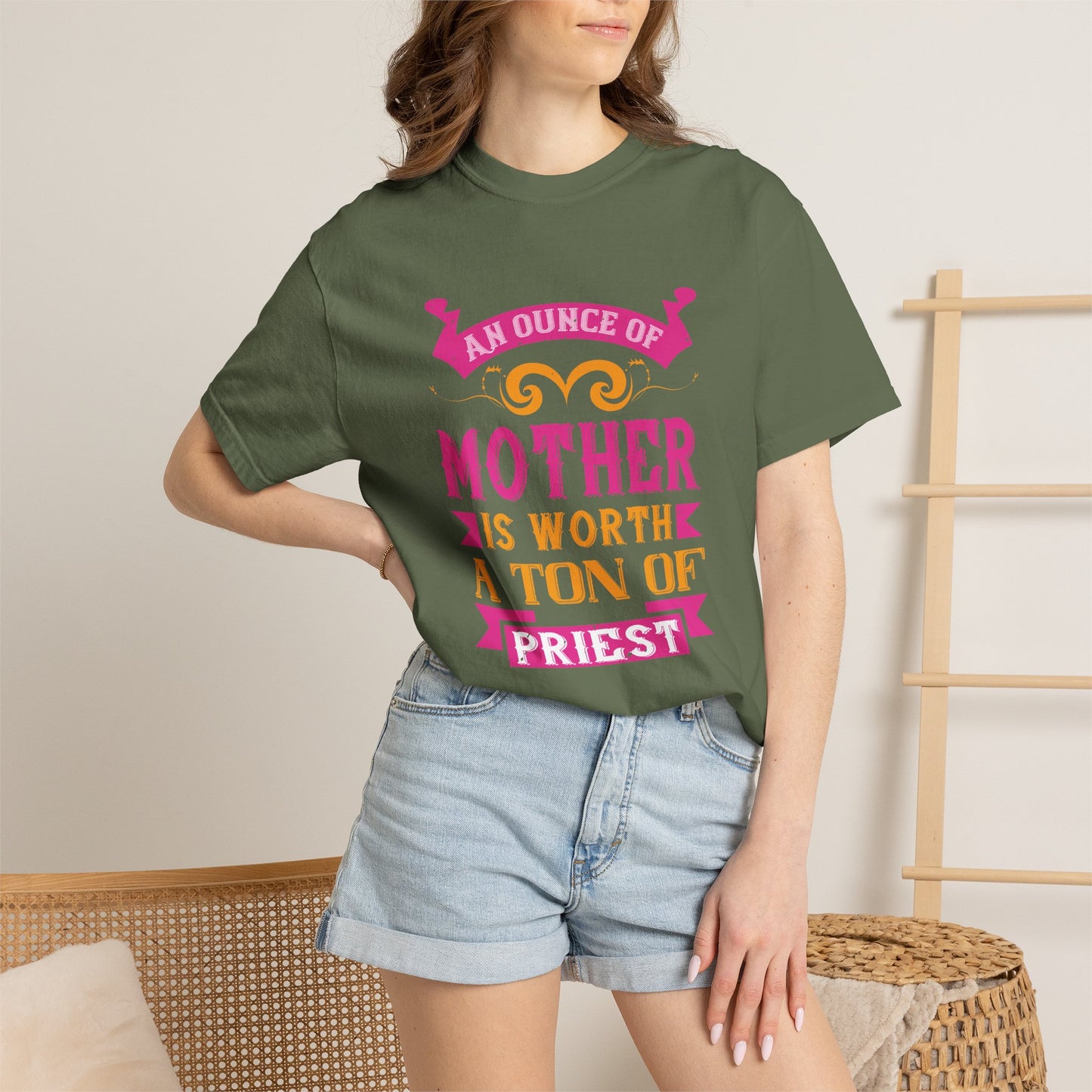Mom T-shirt Mother Day Mama Tee Unisex Comfort Colors Garment-Dyed Cotton h63