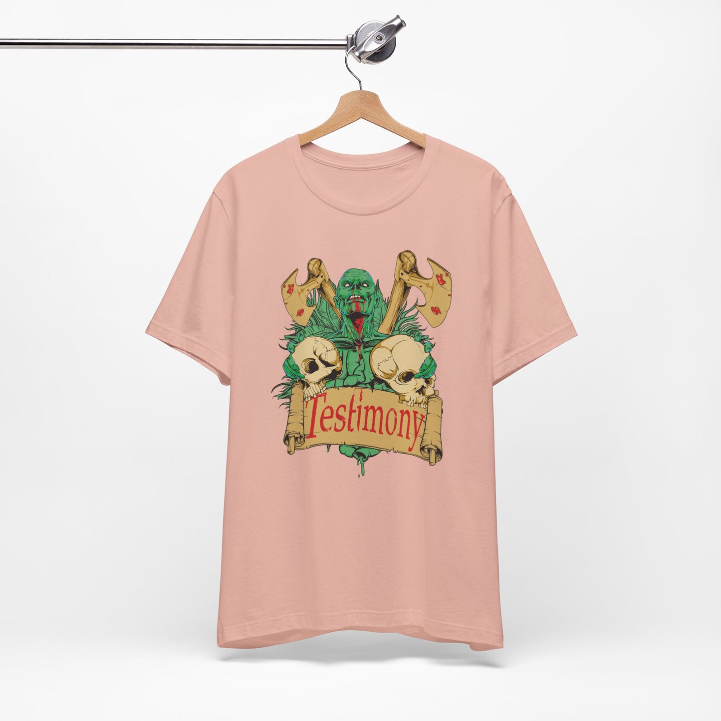 Cthulhu Skull Axes Testimony Tee Lovecraft Horror Mythos Shirt Art-42