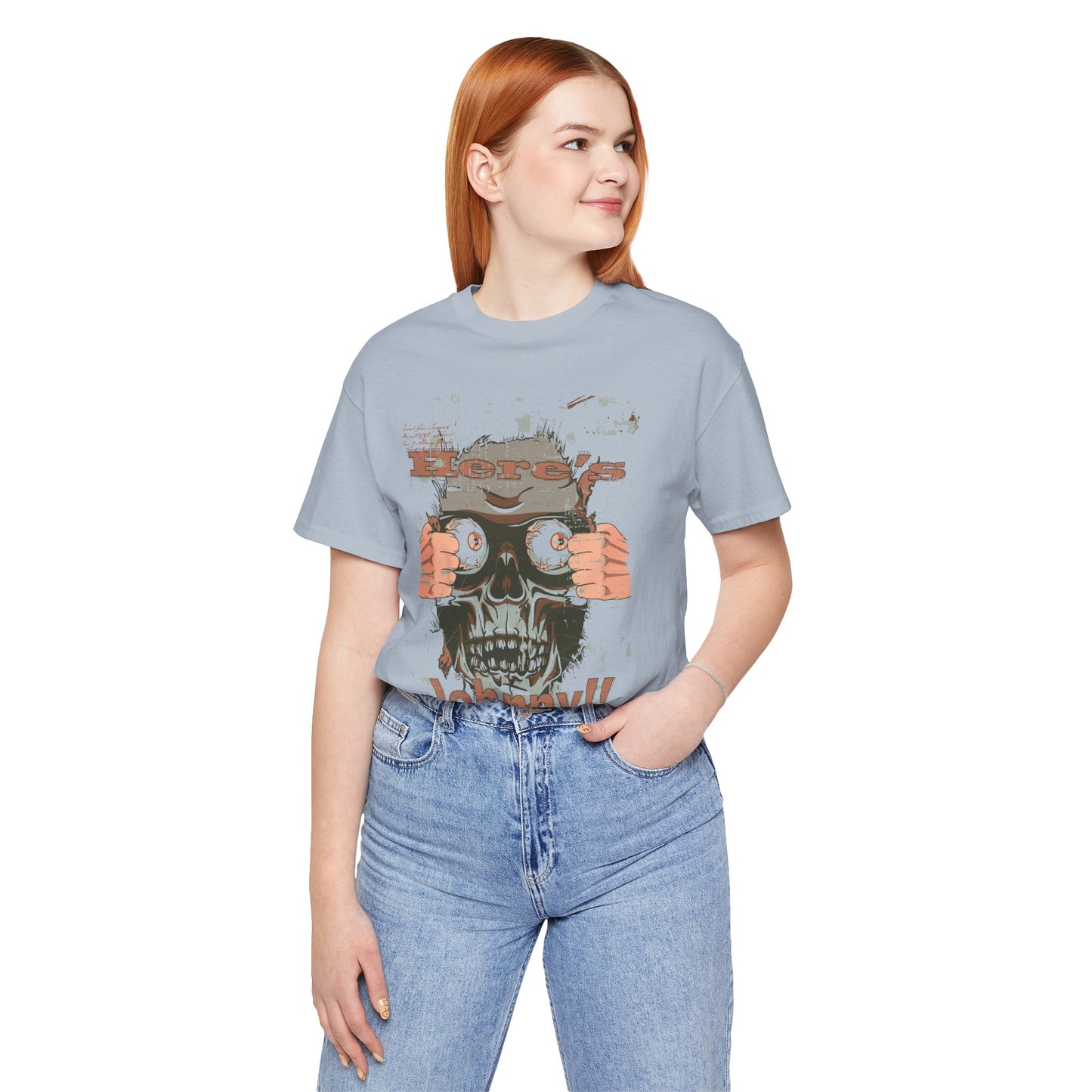 Skull Graphic Unisex Cotton T-Shirt r8