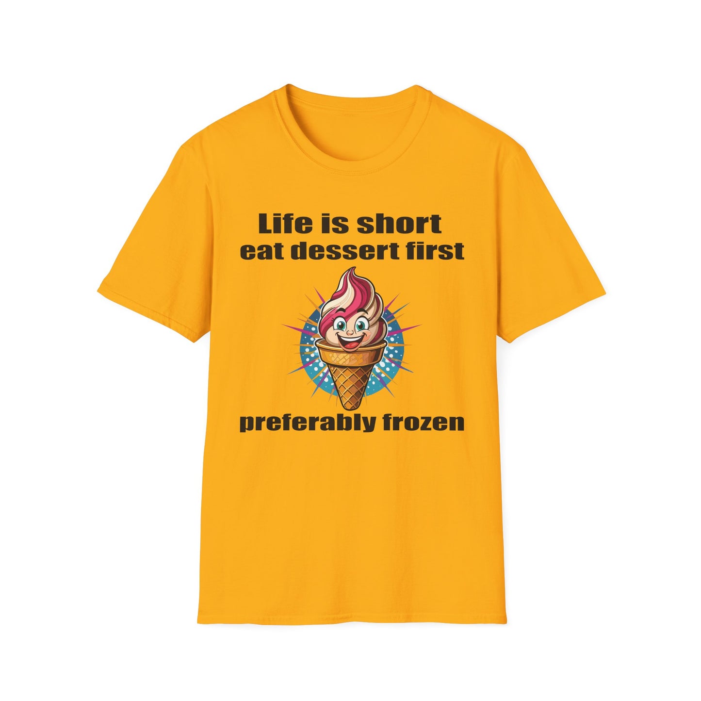 Food Tees, Funny Food T Shirts, Funny T Shirts, Shirt with Food, Junk Food Tees, Shirt with Ice Cream, Ice Cream T-Shirt