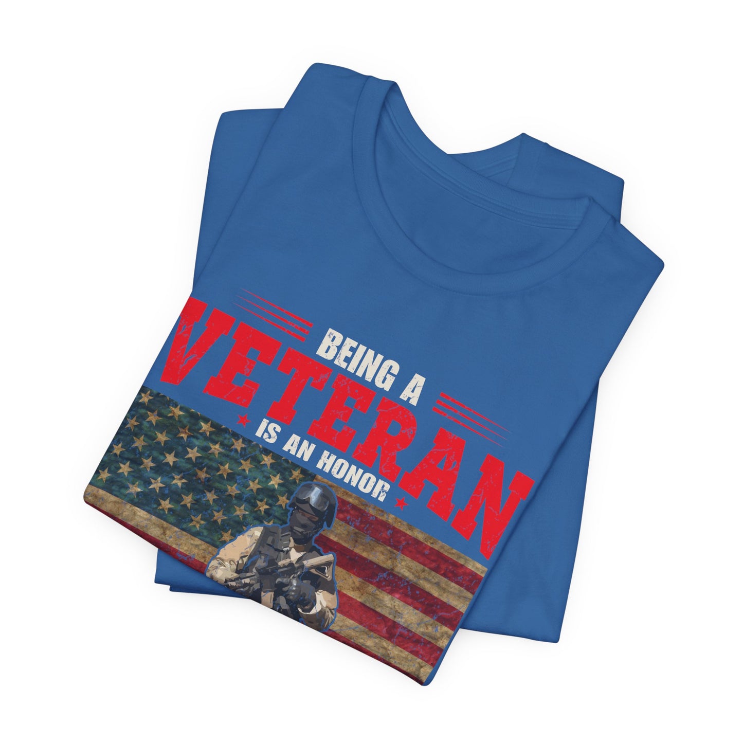 Veteran Grandpa T-Shirt American Flag Soldier Grandpa Unisex Cotton Tee v34