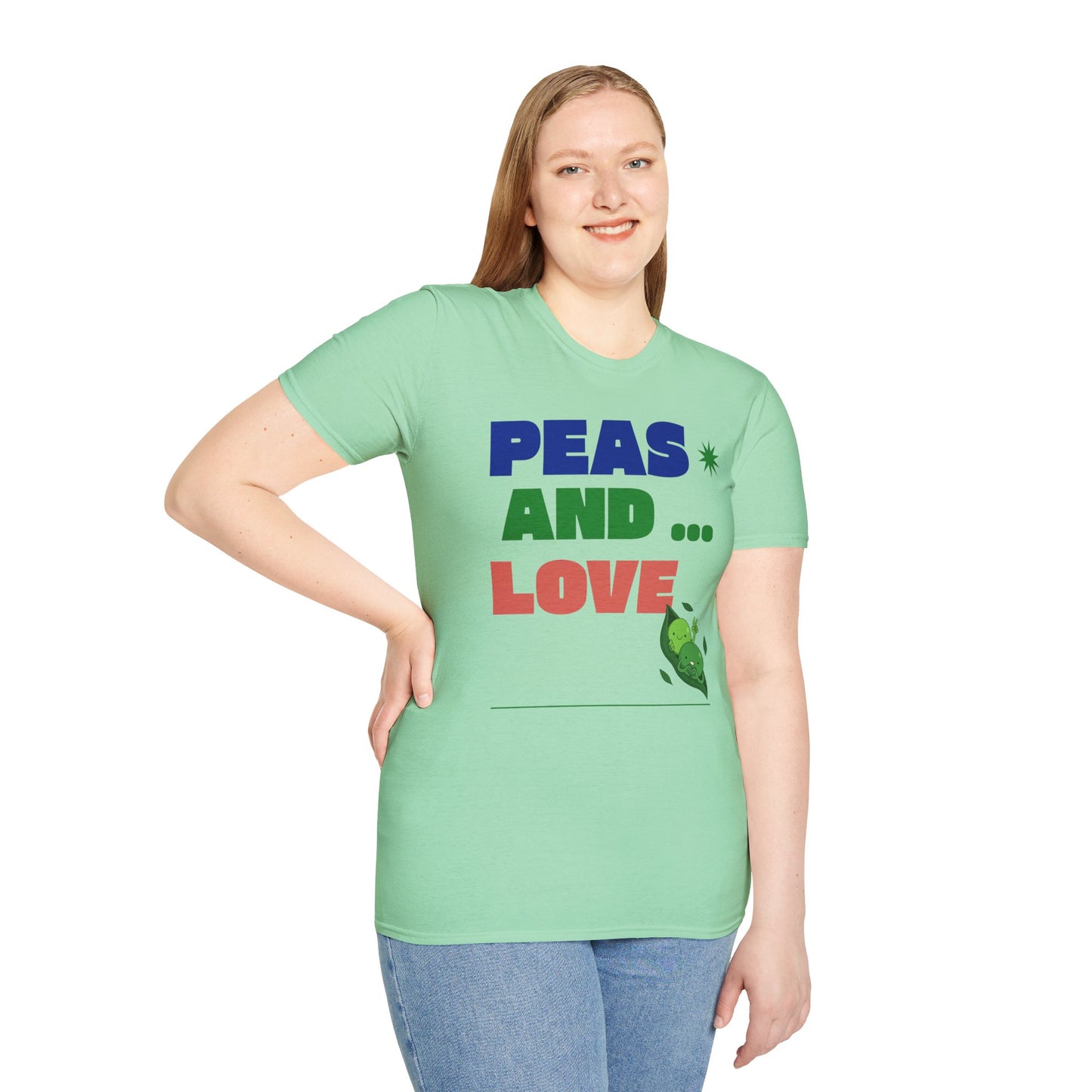 Food Tees, Funny Food T Shirts, Funny T Shirts, Shirt with Vegetables, Shirt with Peas