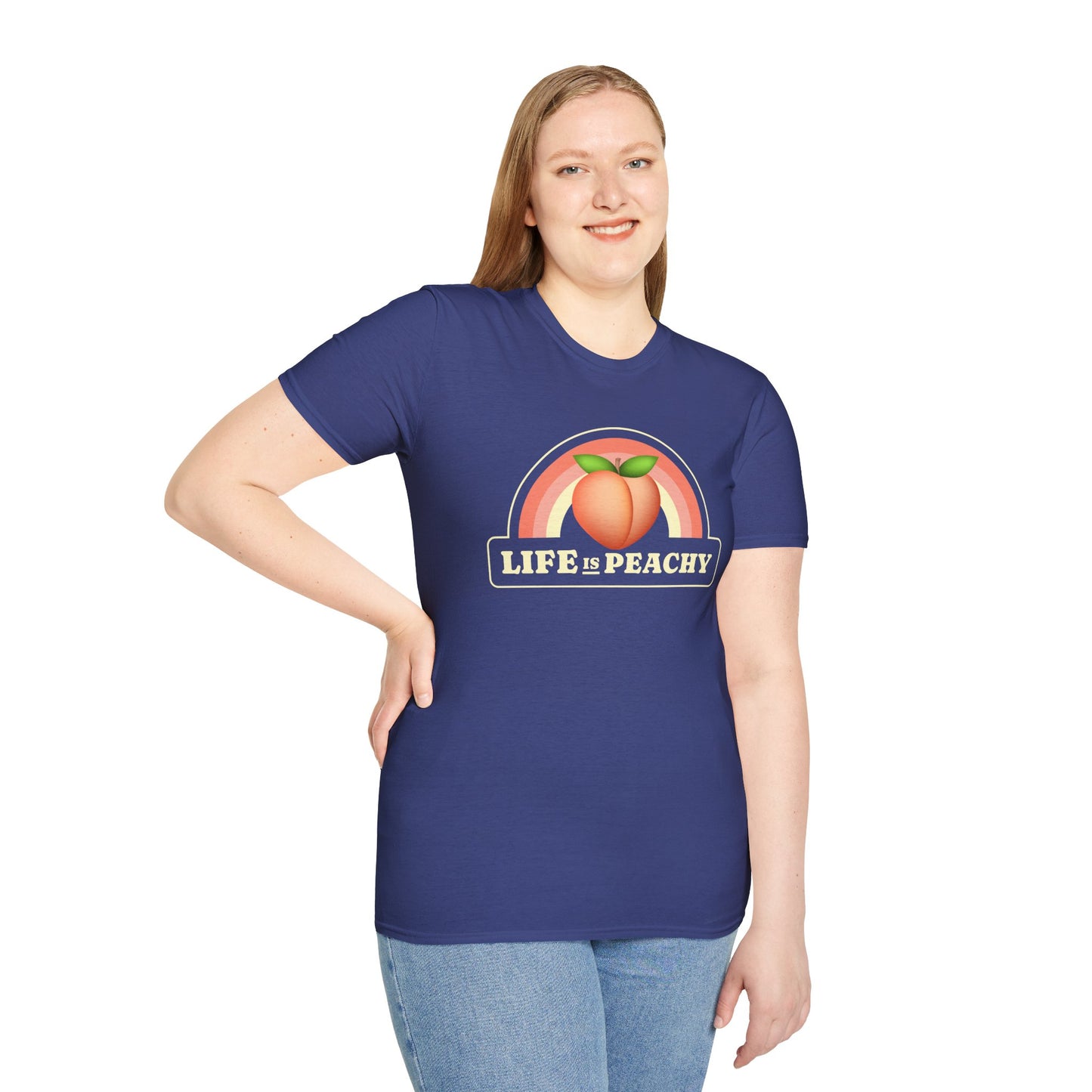 Food Tees, Funny Food T Shirts, Funny T Shirts, Shirt with Fruits, Shirt with Peach