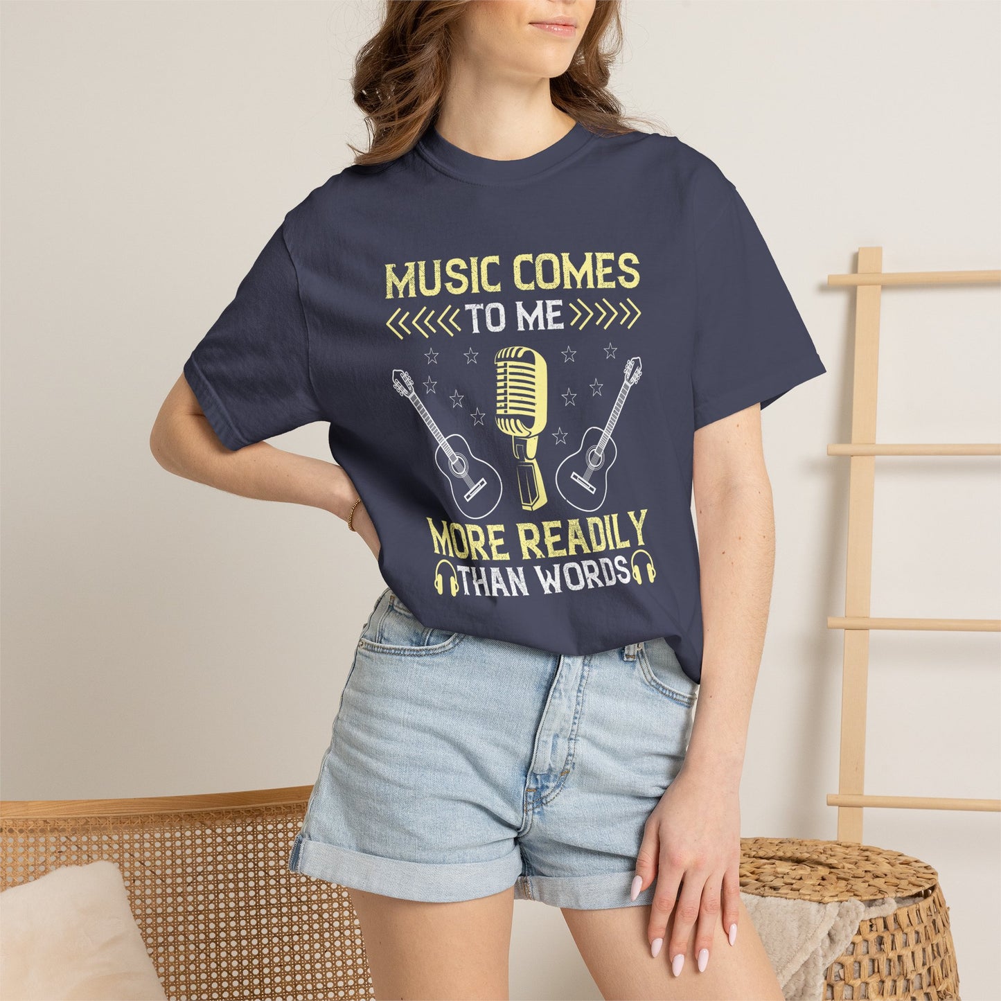 Music Graphic Design Unisex Cotton T-shirt m23
