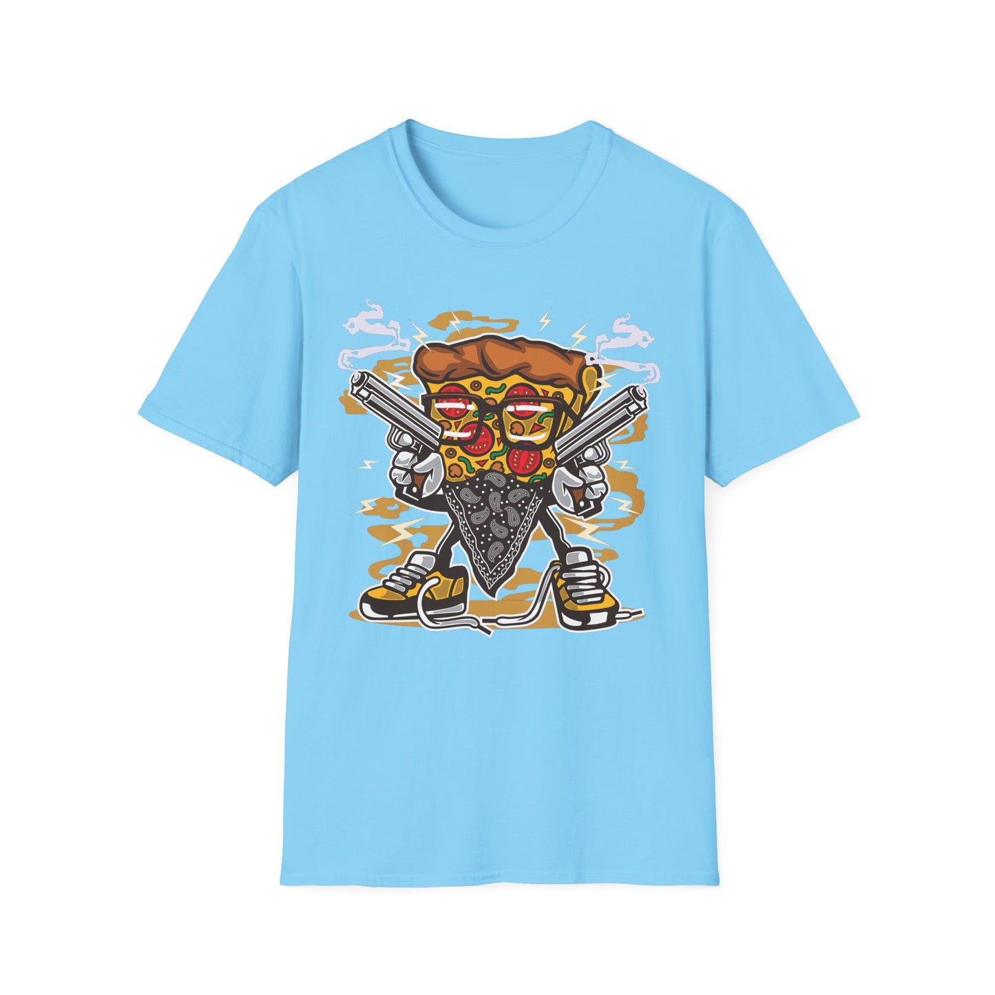 Cartoon Animation Tee Shirt Unisex Funny Graphic Gildan Softstyle 64000 Cotton Tee