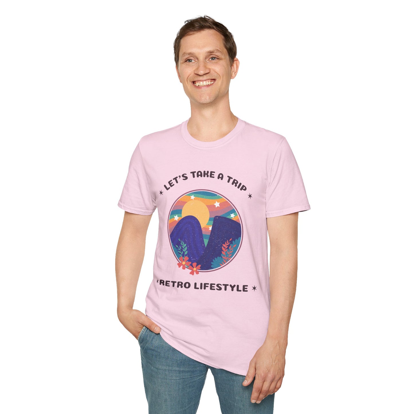 Retro T Shirt, Retro Design Shirt, Retro Art Tee Shirt, T-shirt with Retro Style