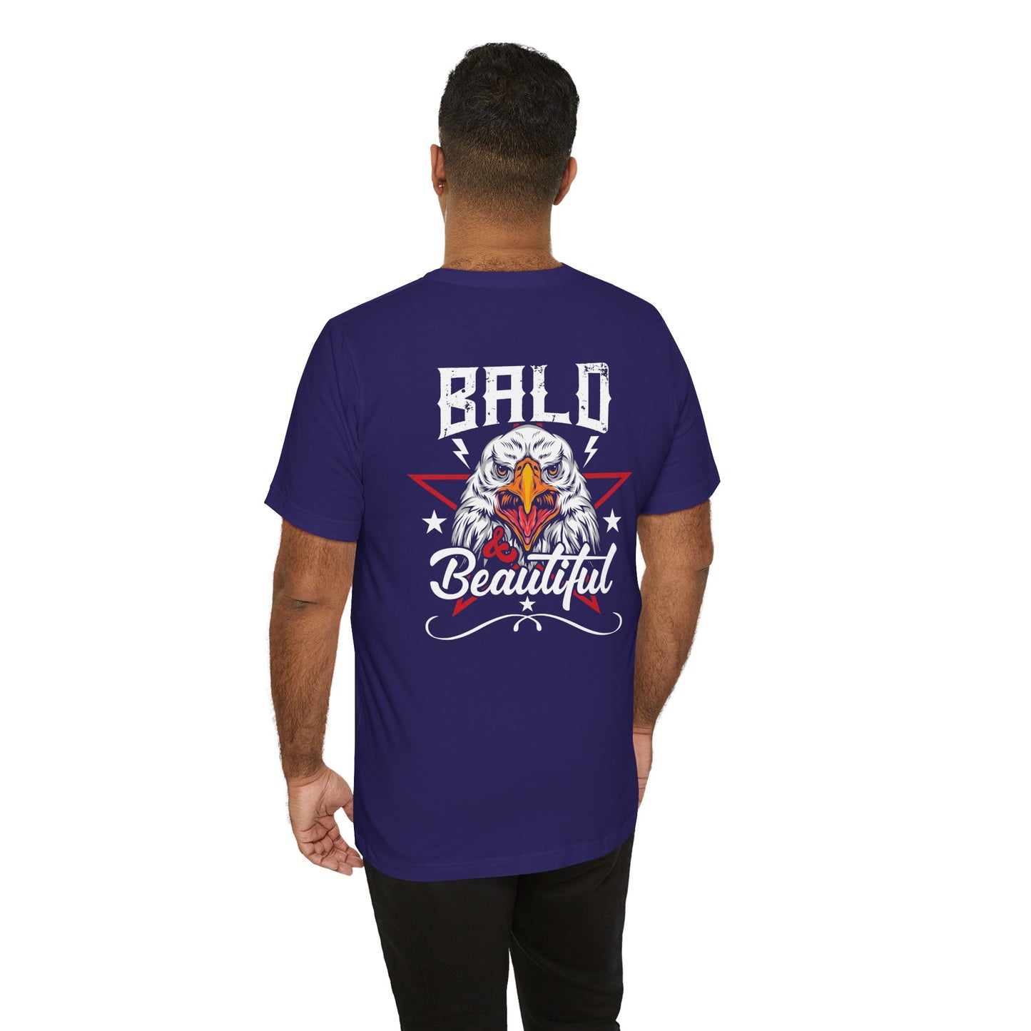Bald Eagle Graphic Illustration Unisex Cotton Tee a3