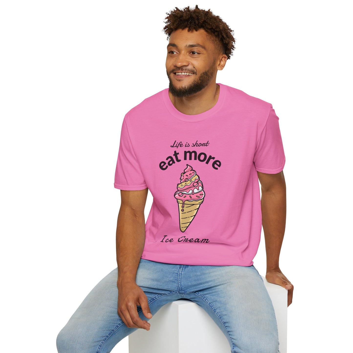 Food Tees, Funny Food T Shirts, Funny T Shirts, Shirt with Food, Junk Food Tees, Shirt with Ice Cream, Ice Cream T-Shirt