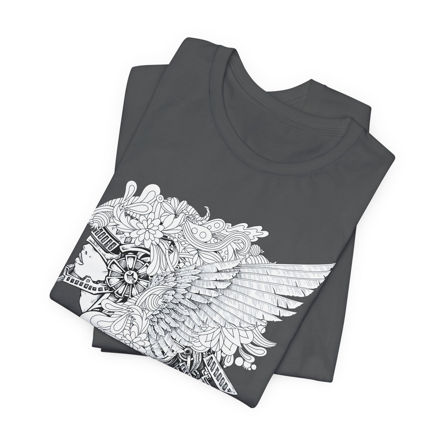 Eagle Illustration Graphic Unisex Cotton T-Shirt r26