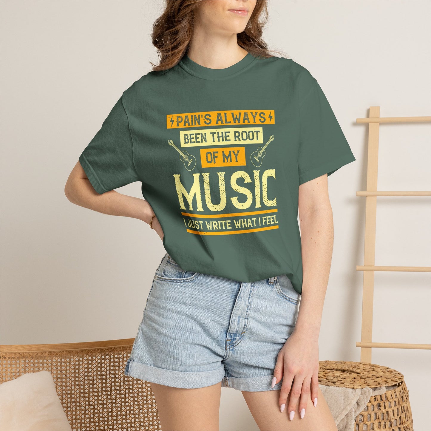 Music Graphic Design Unisex Cotton T-shirt  m41