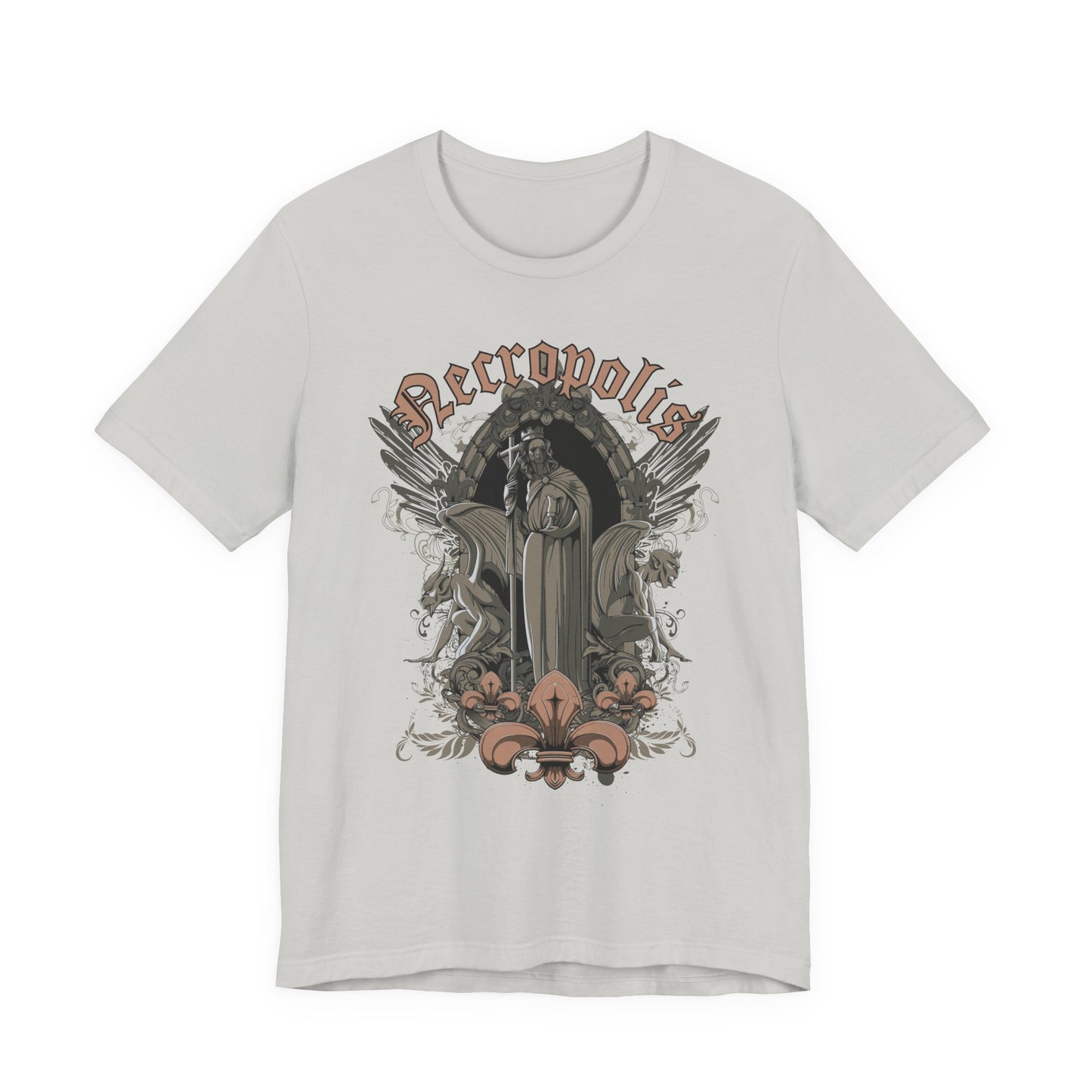 Gothic Skull Graphic Unisex Cotton T-Shirt r7