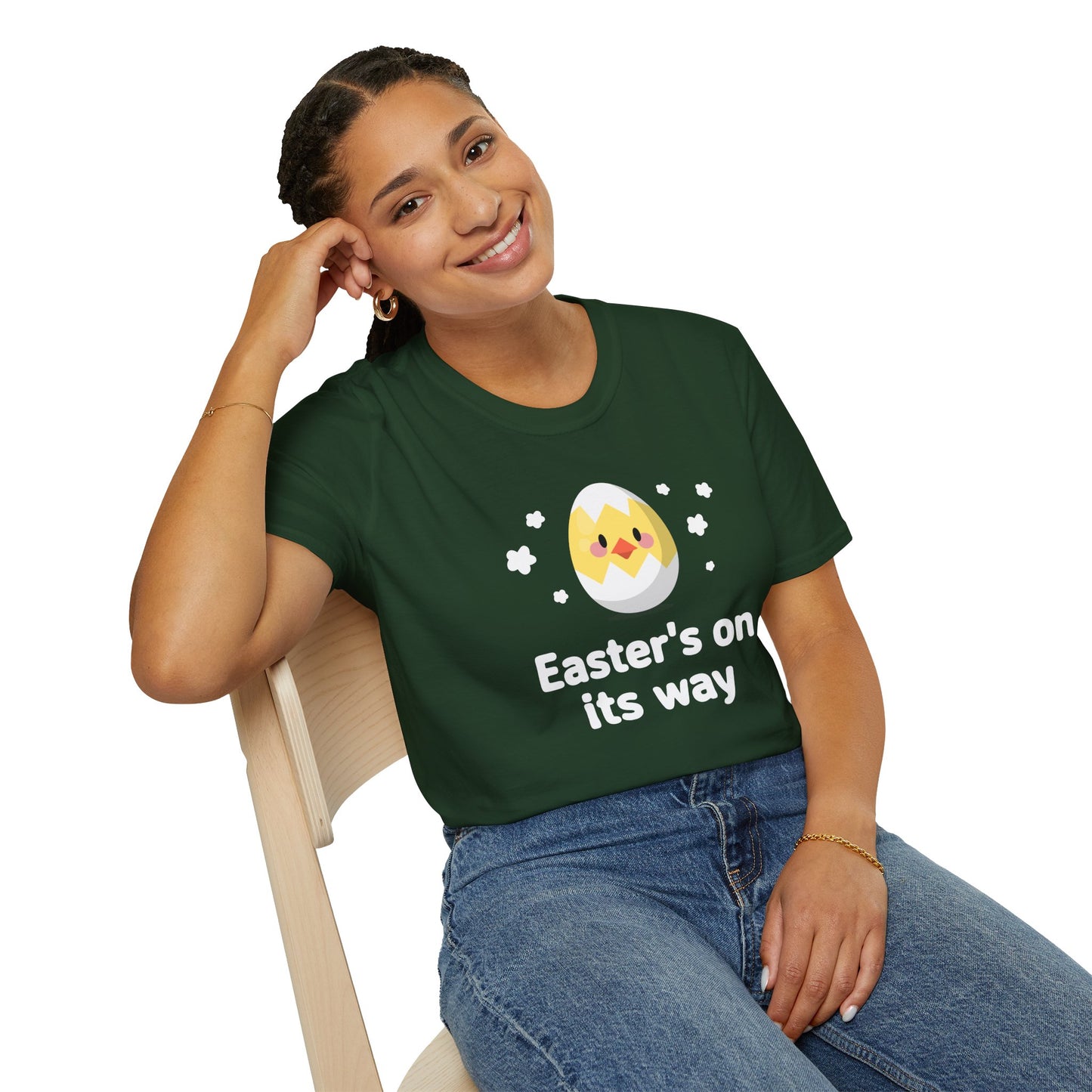 Easter Day T-Shirt, Tee Shirt with Easter Signature, T Shirt with Easter Prints, Tee Shirt with Easter Design - 1