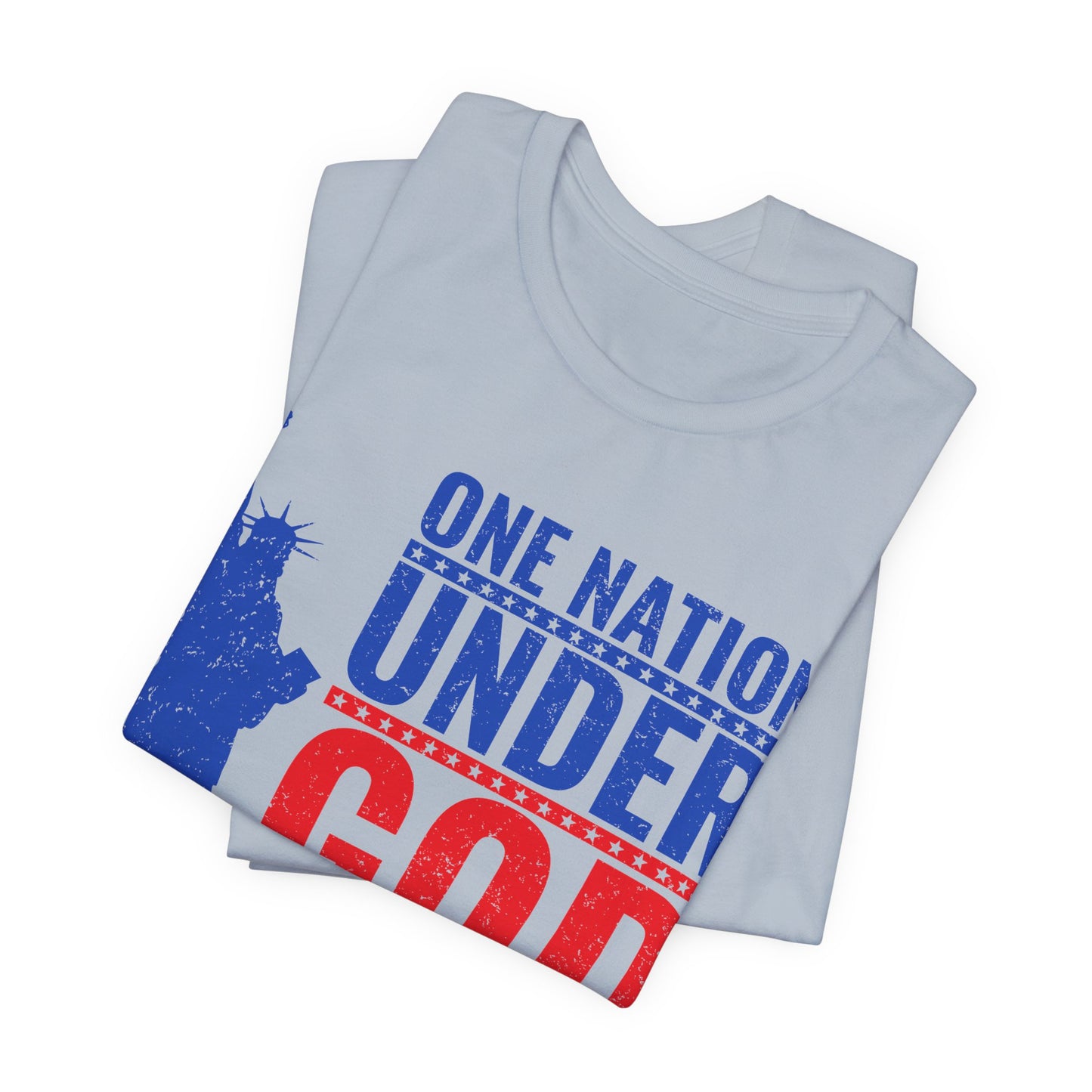 Statue of Liberty Patriotic Graphic Unisex Cotton T-Shirt a6