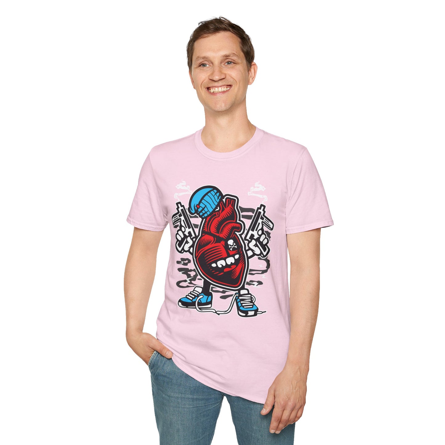 Cartoon T Shirt Animation T Shirt Funny Tee Unisex Gildan Softstyle 64000 100 Percent Cotton