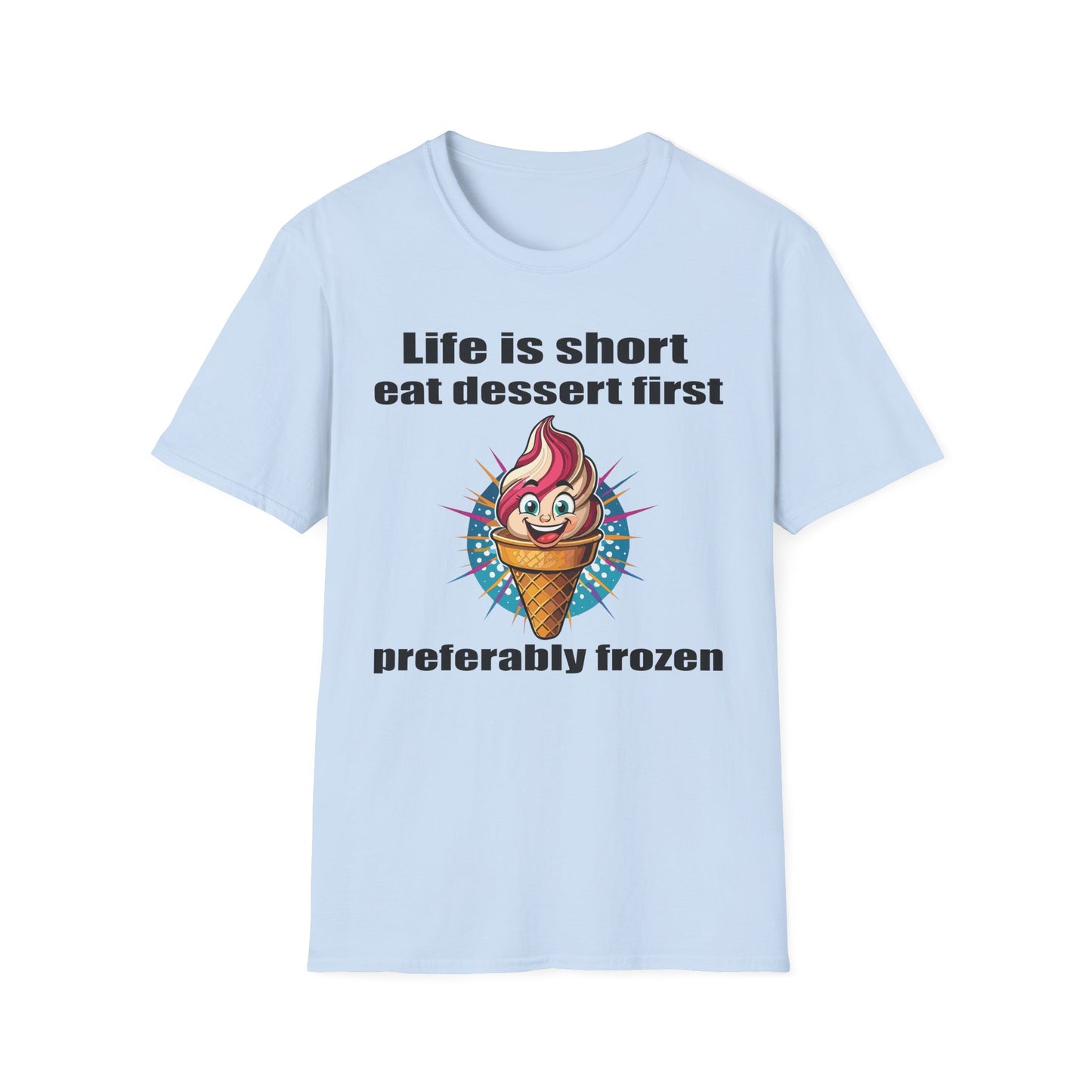 Food Tees, Funny Food T Shirts, Funny T Shirts, Shirt with Food, Junk Food Tees, Shirt with Ice Cream, Ice Cream T-Shirt