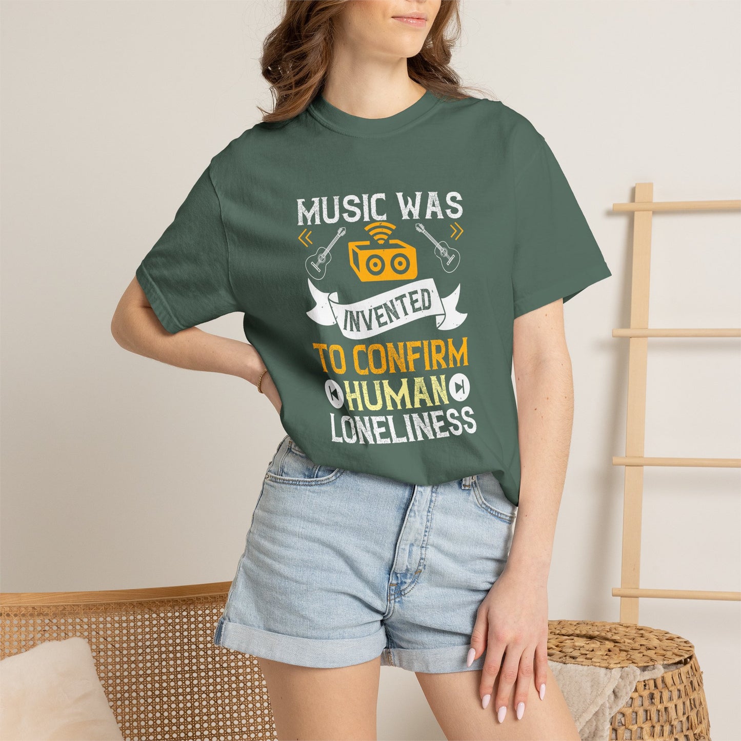 Music Graphic Design Unisex Cotton T-shirt m38