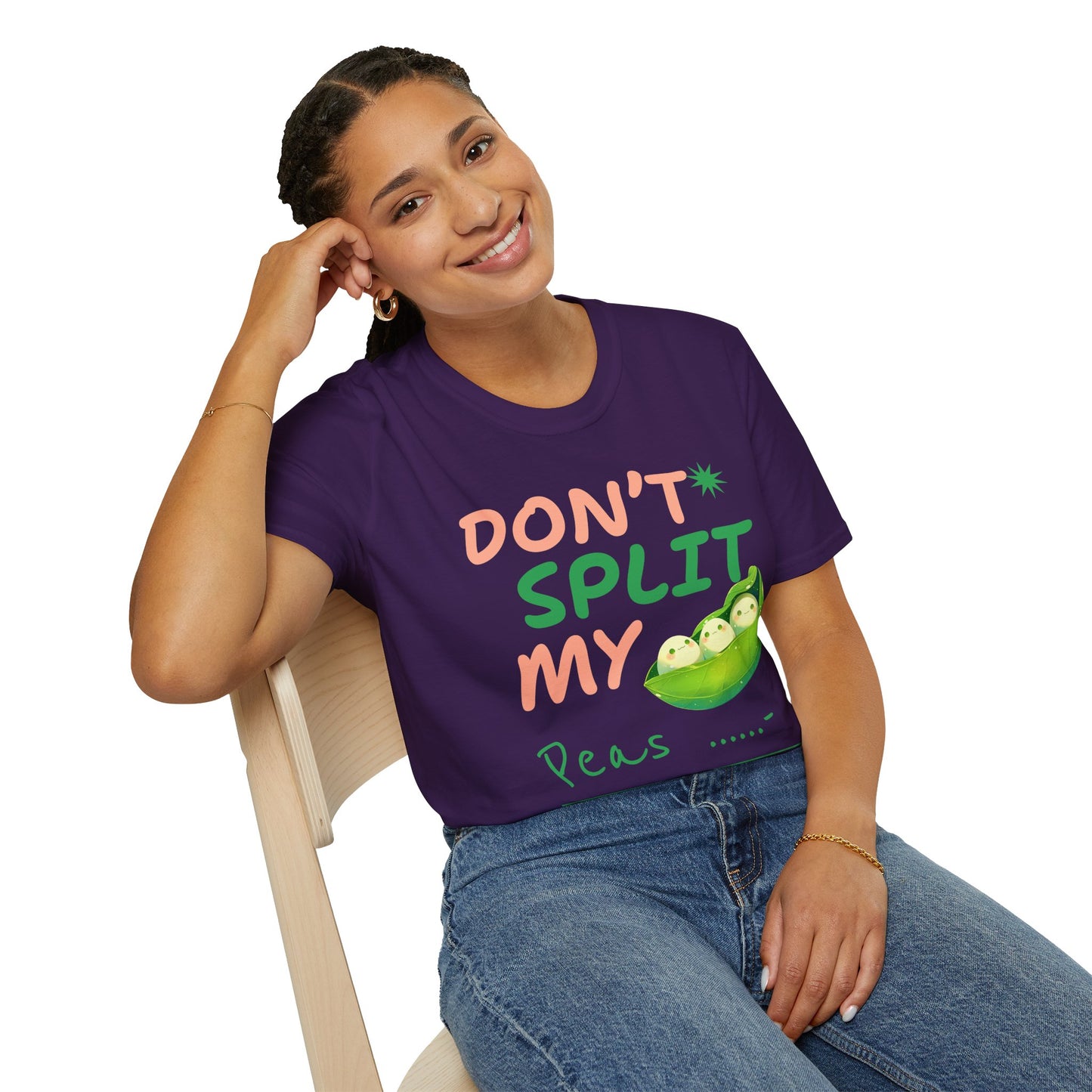 Food Tees, Funny Food T Shirts, Funny T Shirts, Shirt with Vegetables, Shirt with Peas