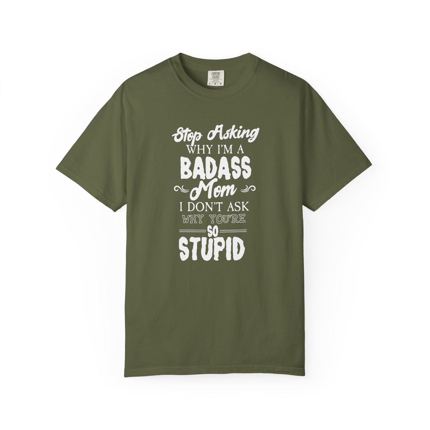 Mom T-shirt Mother's Day Mama Tee Unisex Comfort Colors Garment-Dyed Cotton h39