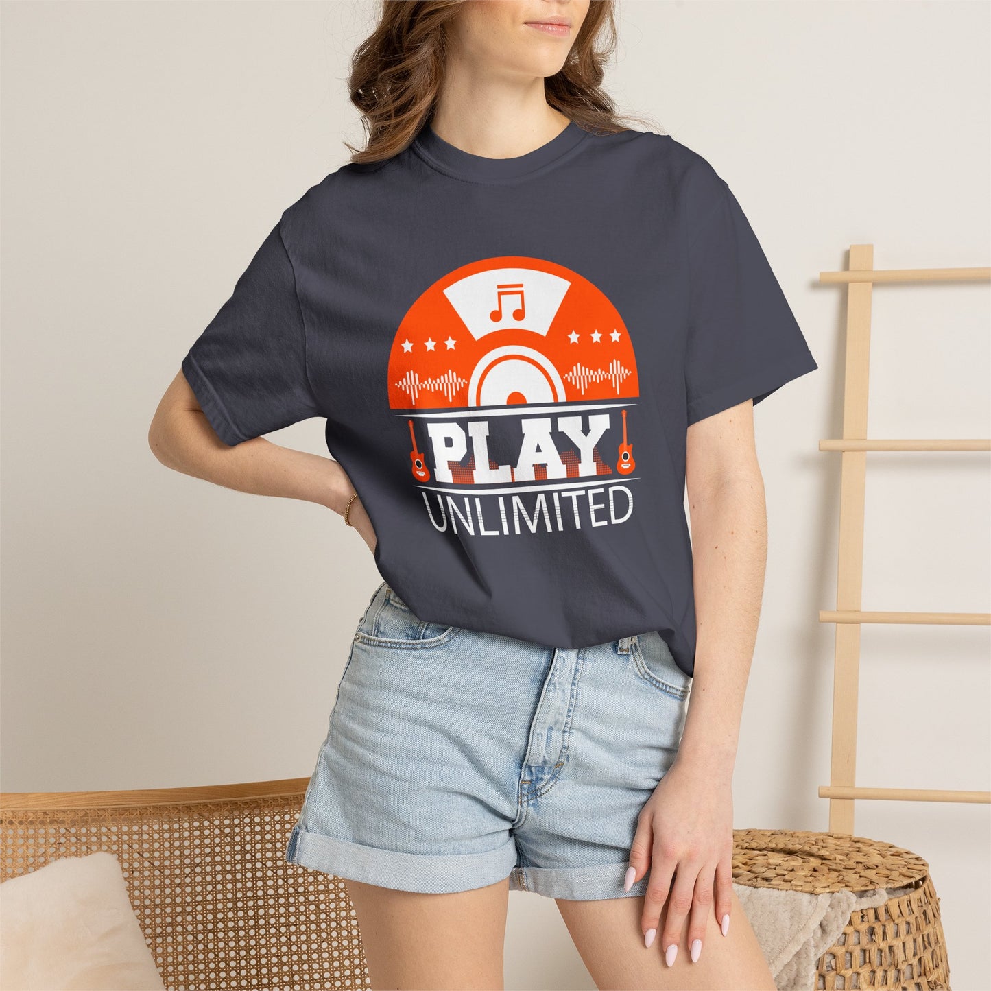 Music Graphic Design Unisex Cotton T-shirt 079