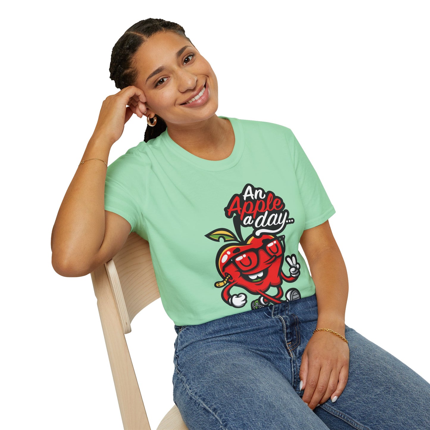 Cartoon T Shirt Animation Tee Funny Tee Unisex Softstyle Cotton Shirt Gildan Softstyle 64000