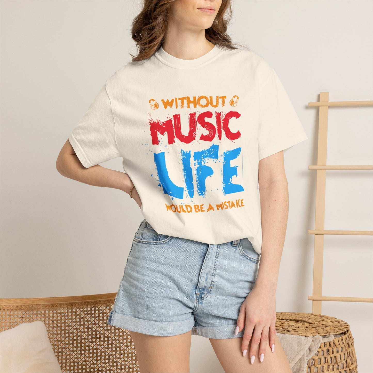 Music Graphic Design Unisex Cotton T-shirt 032