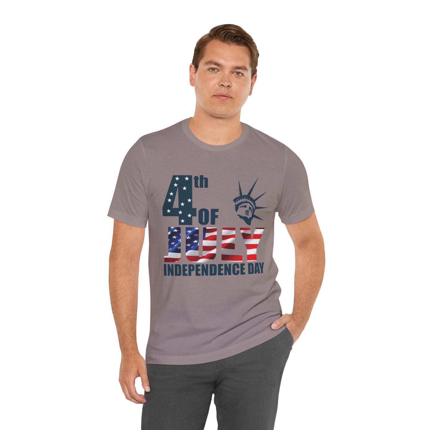 Independence Day Graphic Unisex Cotton T-Shirt 026