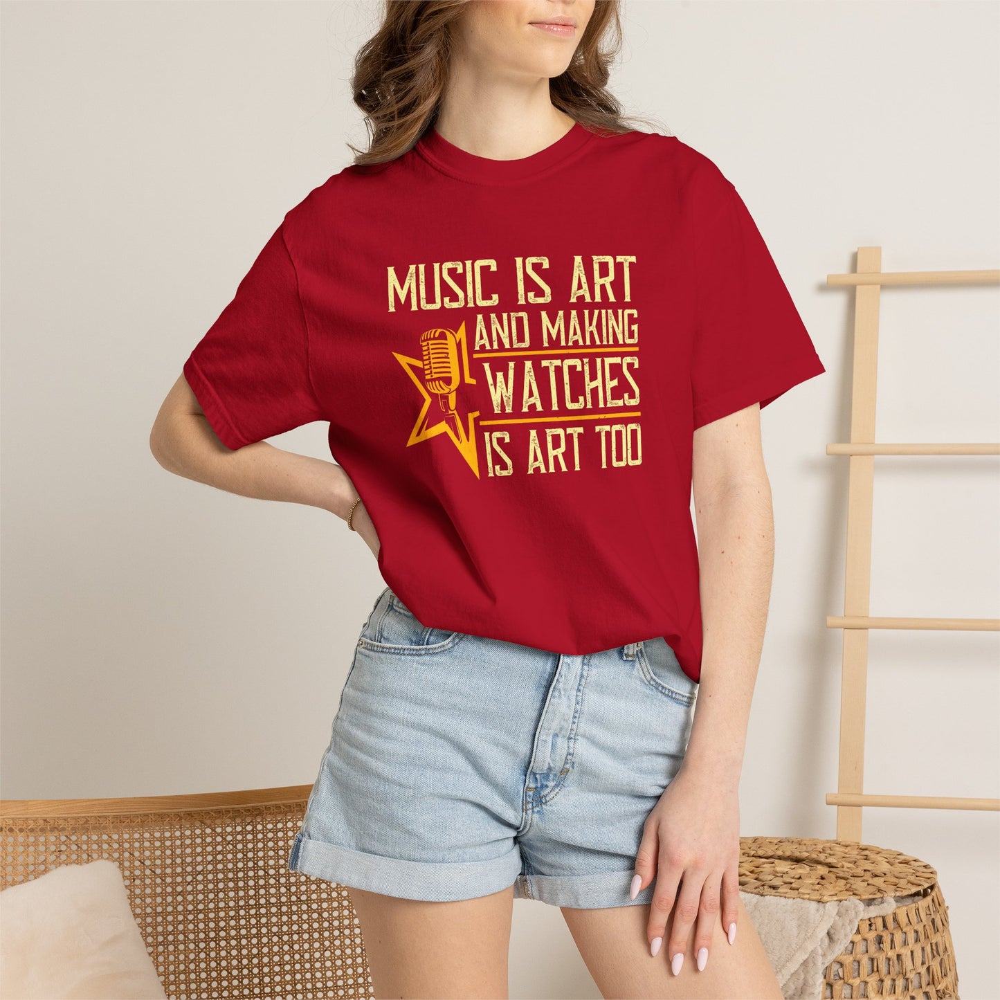 Music Graphic Design Unisex Cotton T-shirt m28