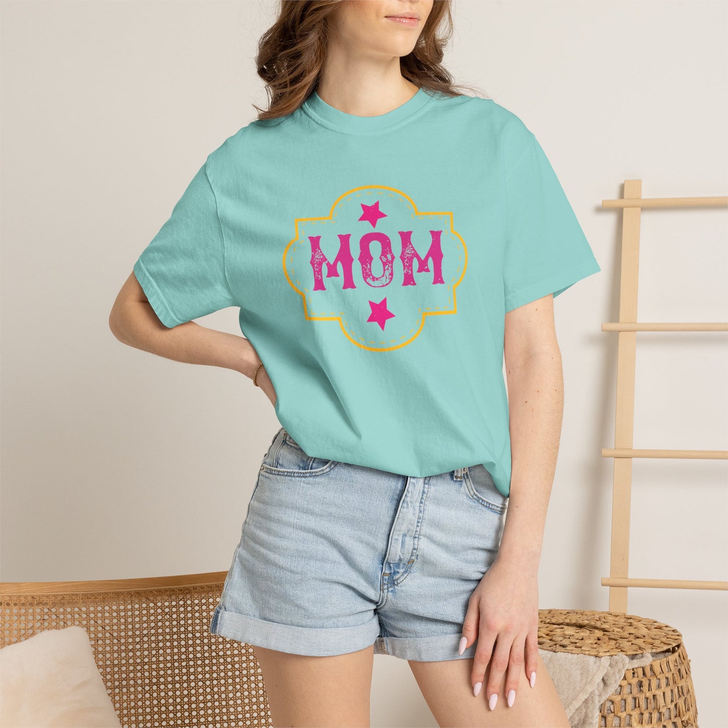 Mom T-shirt Mother Day Mama Tee Unisex Comfort Colors Garment-Dyed Cotton h81
