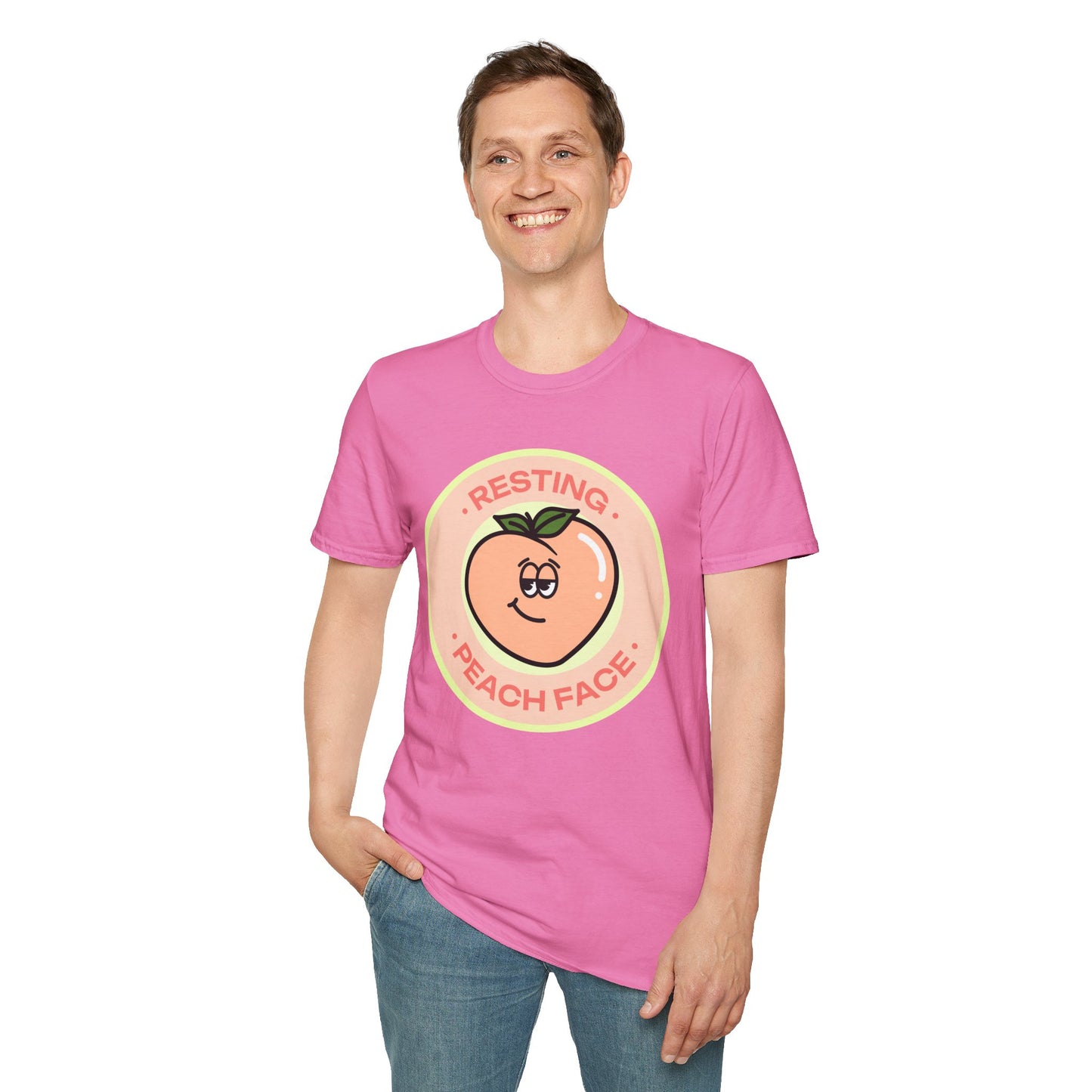 Food Tees, Funny Food T Shirts, Funny T Shirts, Shirt with Fruits, Shirt with Peach