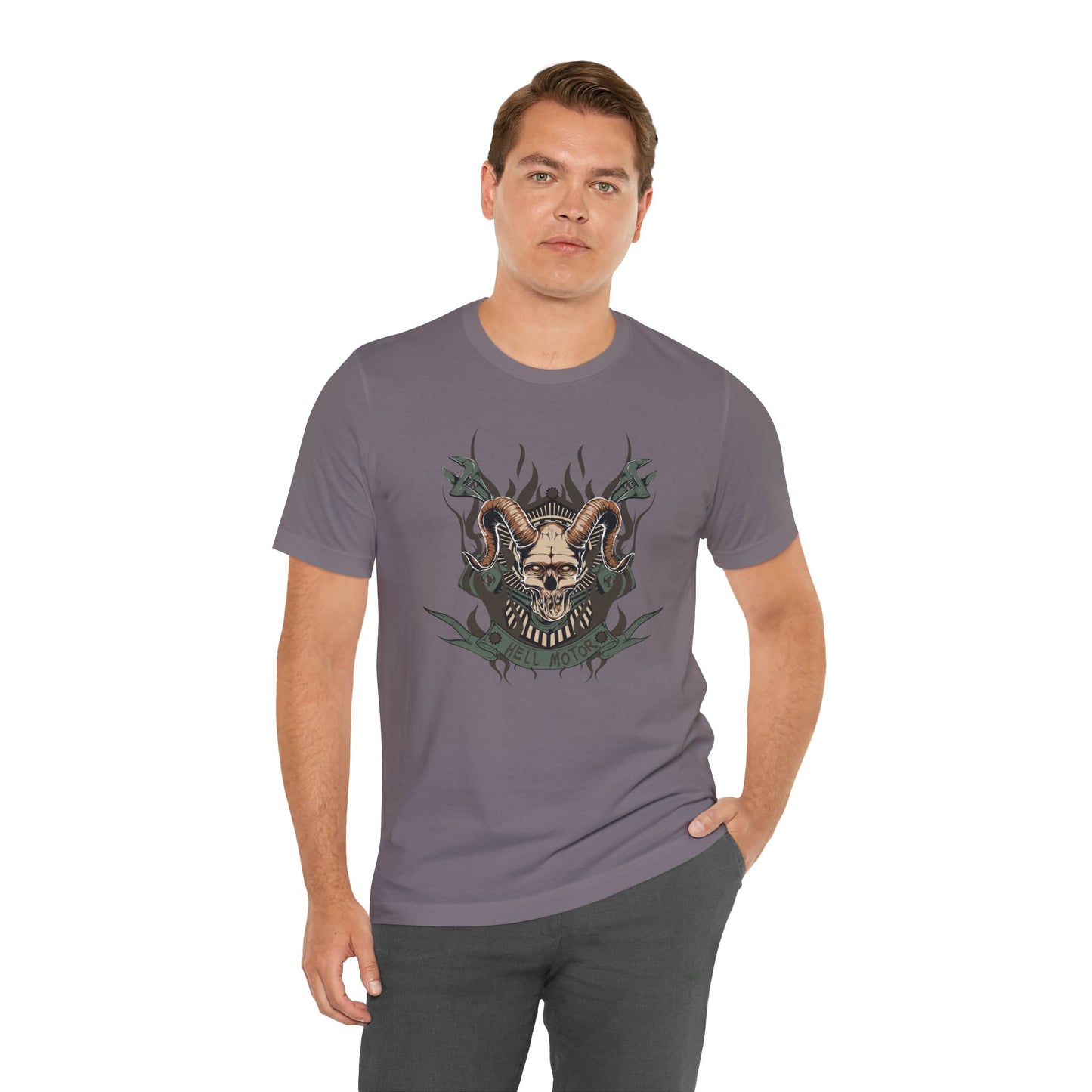 Gothic Skull Graphic Design Unisex Cotton Tee Art-49