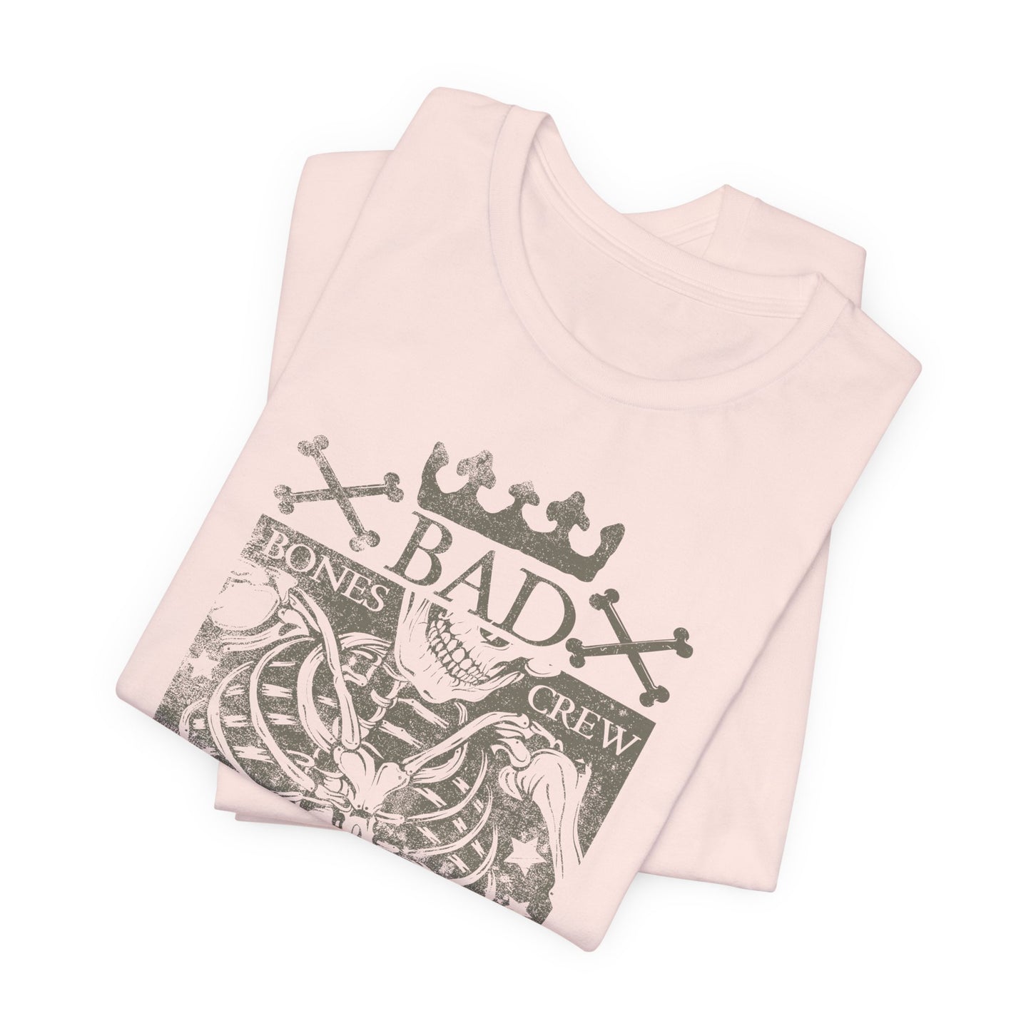 Skeleton Ribcage Tee Bones Crew Graphic Shirt A-10