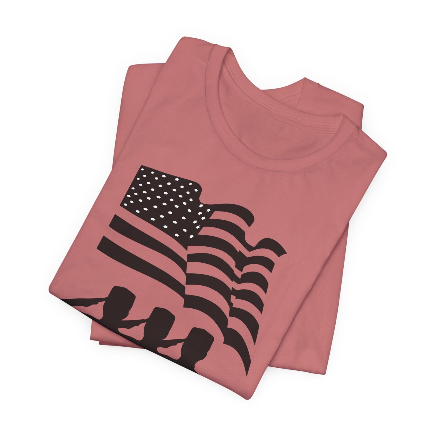 Happy Veterans Day saluting soldiers T-Shirt Patriotic American flag Unisex Cotton v51