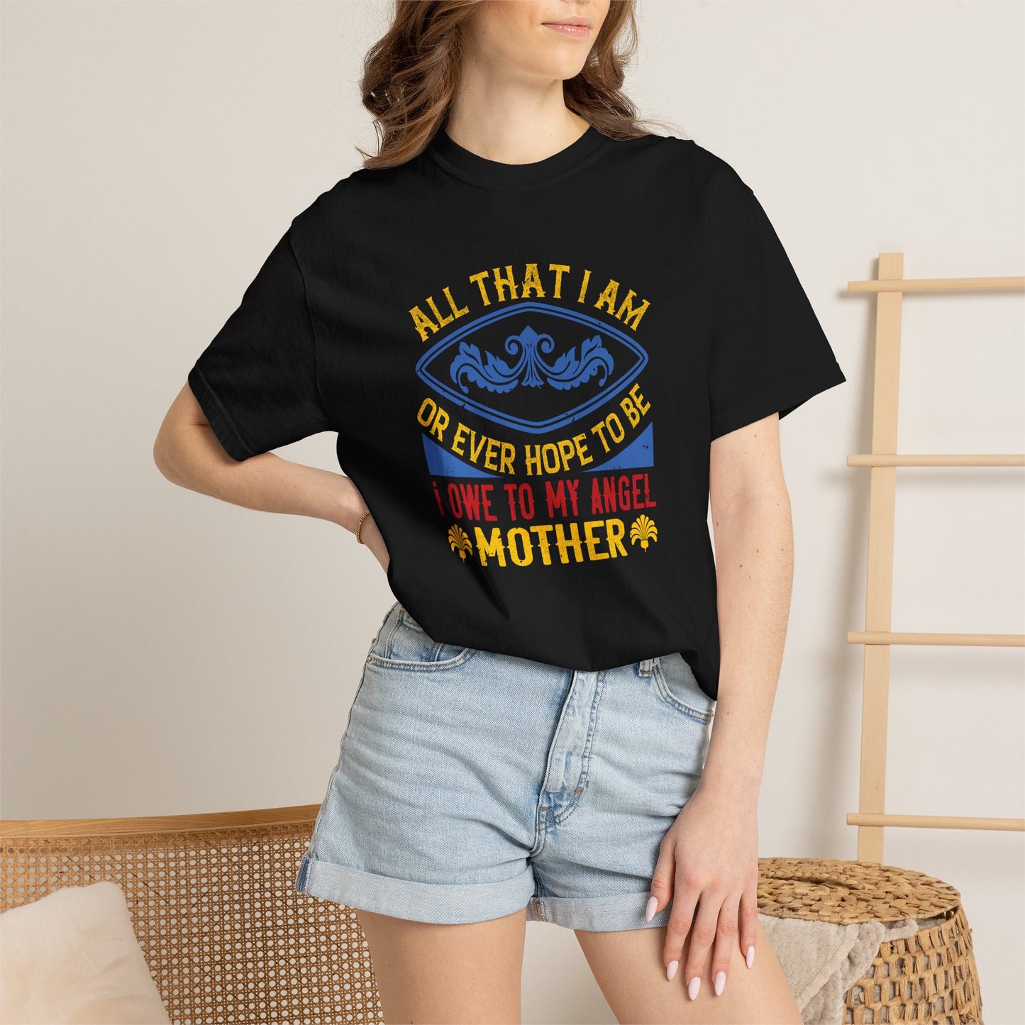 Mom T-shirt Mother Day Mama Tee Unisex Comfort Colors Garment-Dyed Cotton h61