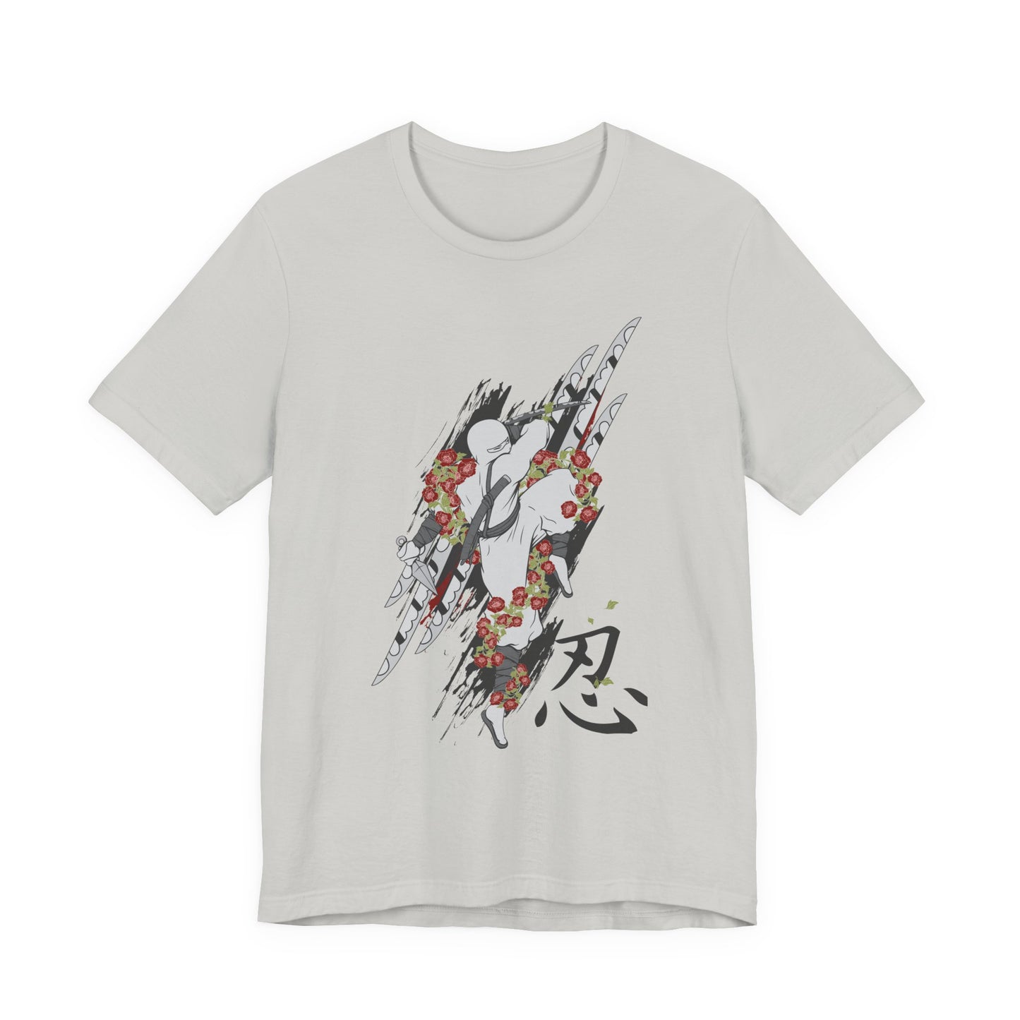Ninja Samurai Artwork Graphic Unisex Cotton T-Shirt r5