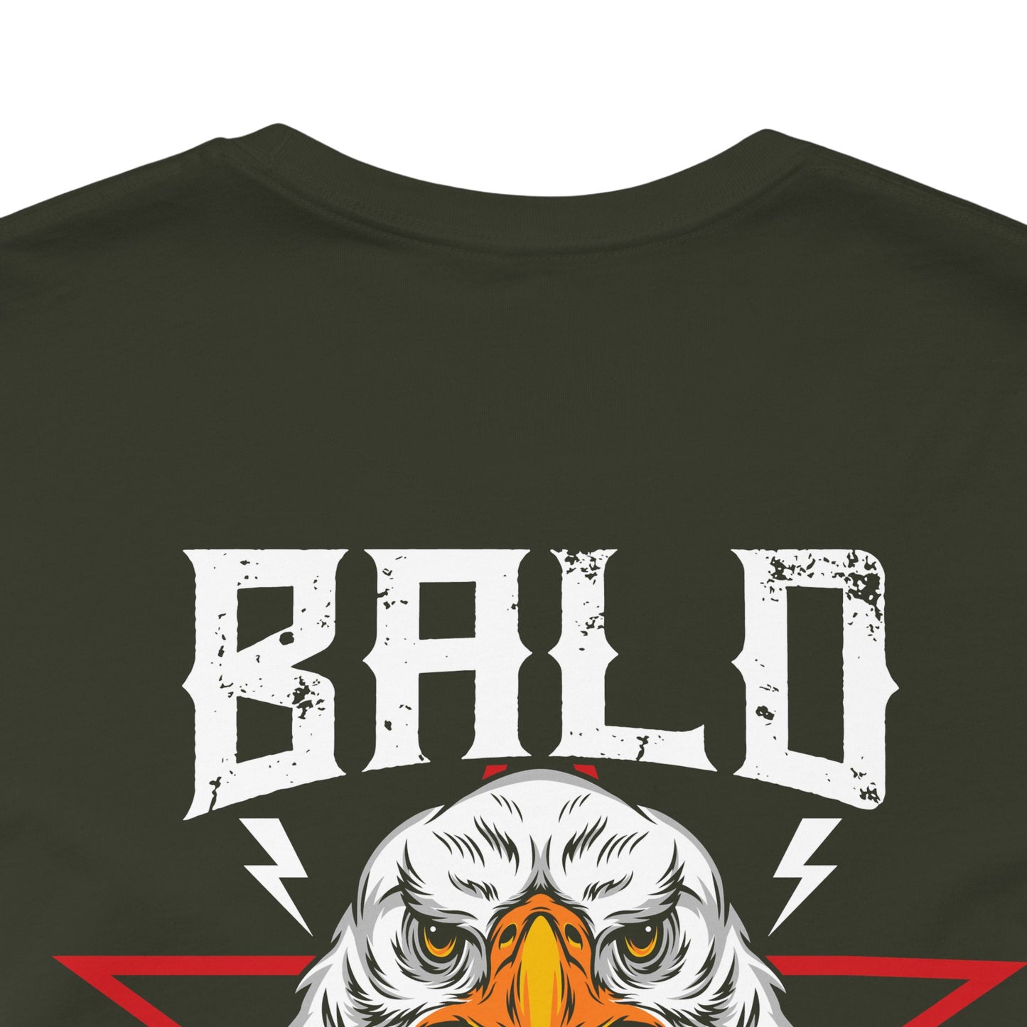 Bald Eagle Graphic Illustration Unisex Cotton Tee a3