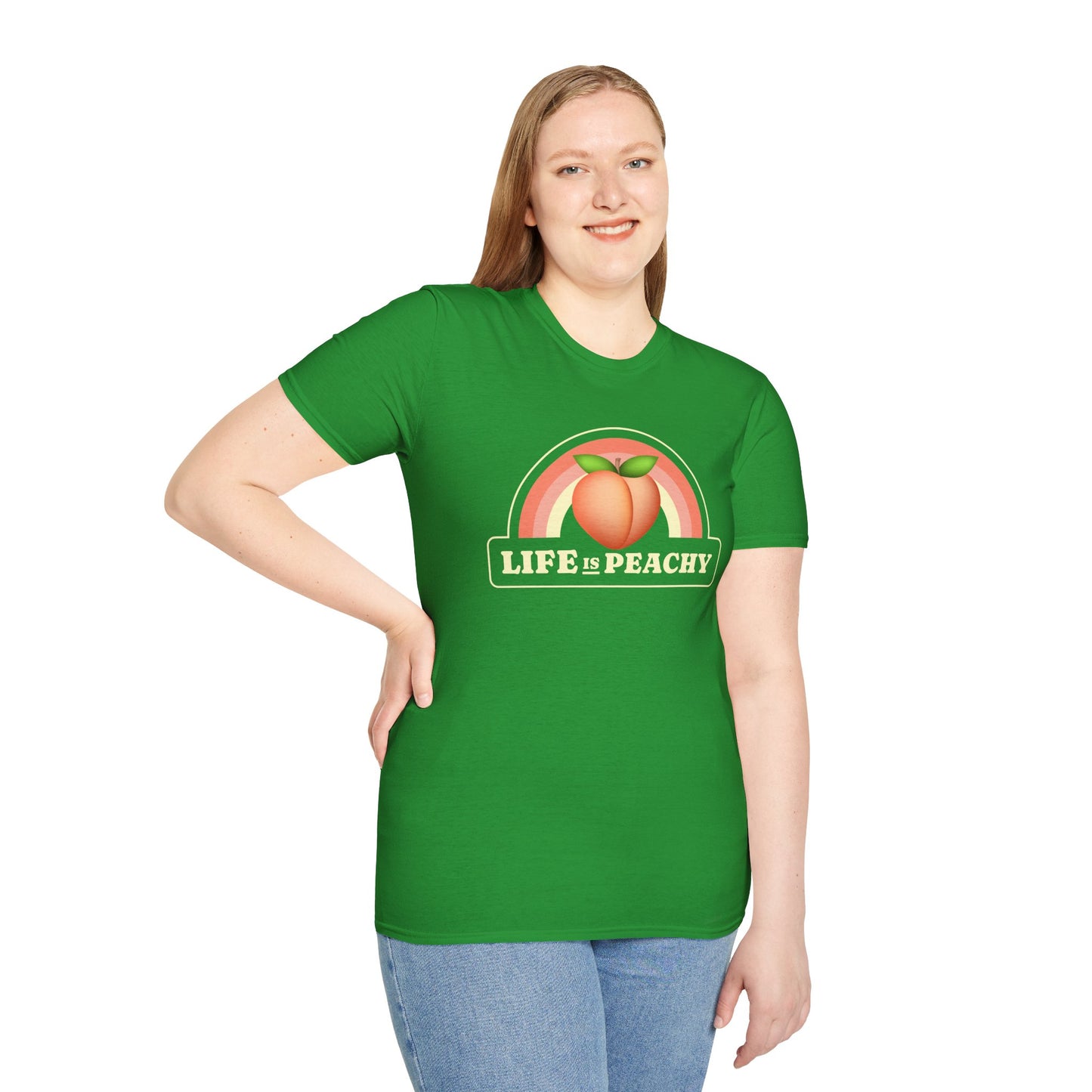 Food Tees, Funny Food T Shirts, Funny T Shirts, Shirt with Fruits, Shirt with Peach